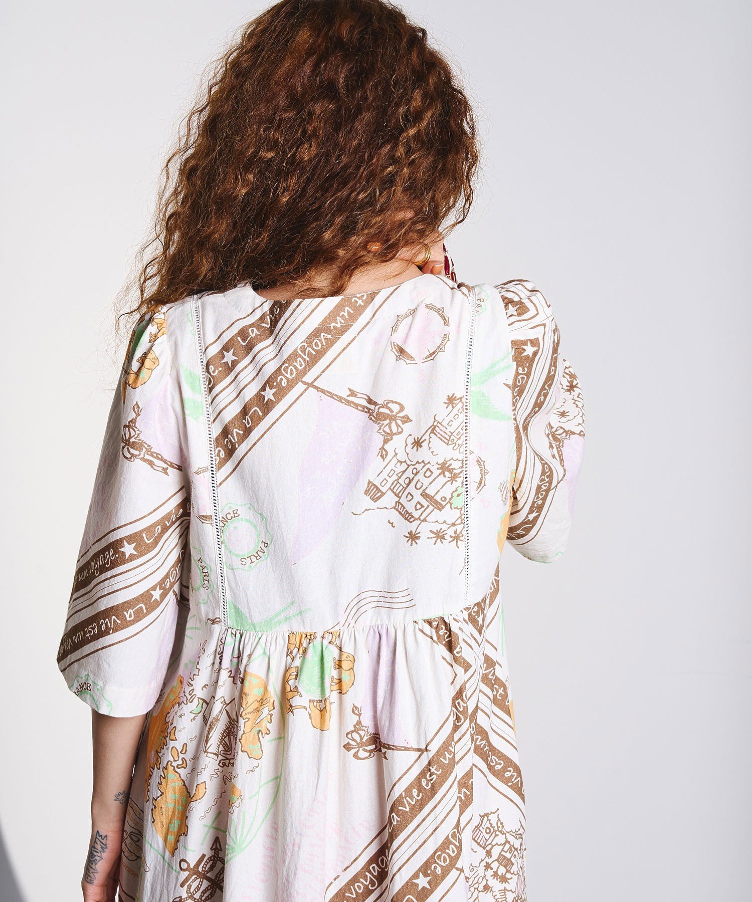 HLAADA for ROSEBUD/VOYAGE PRINT DRESS