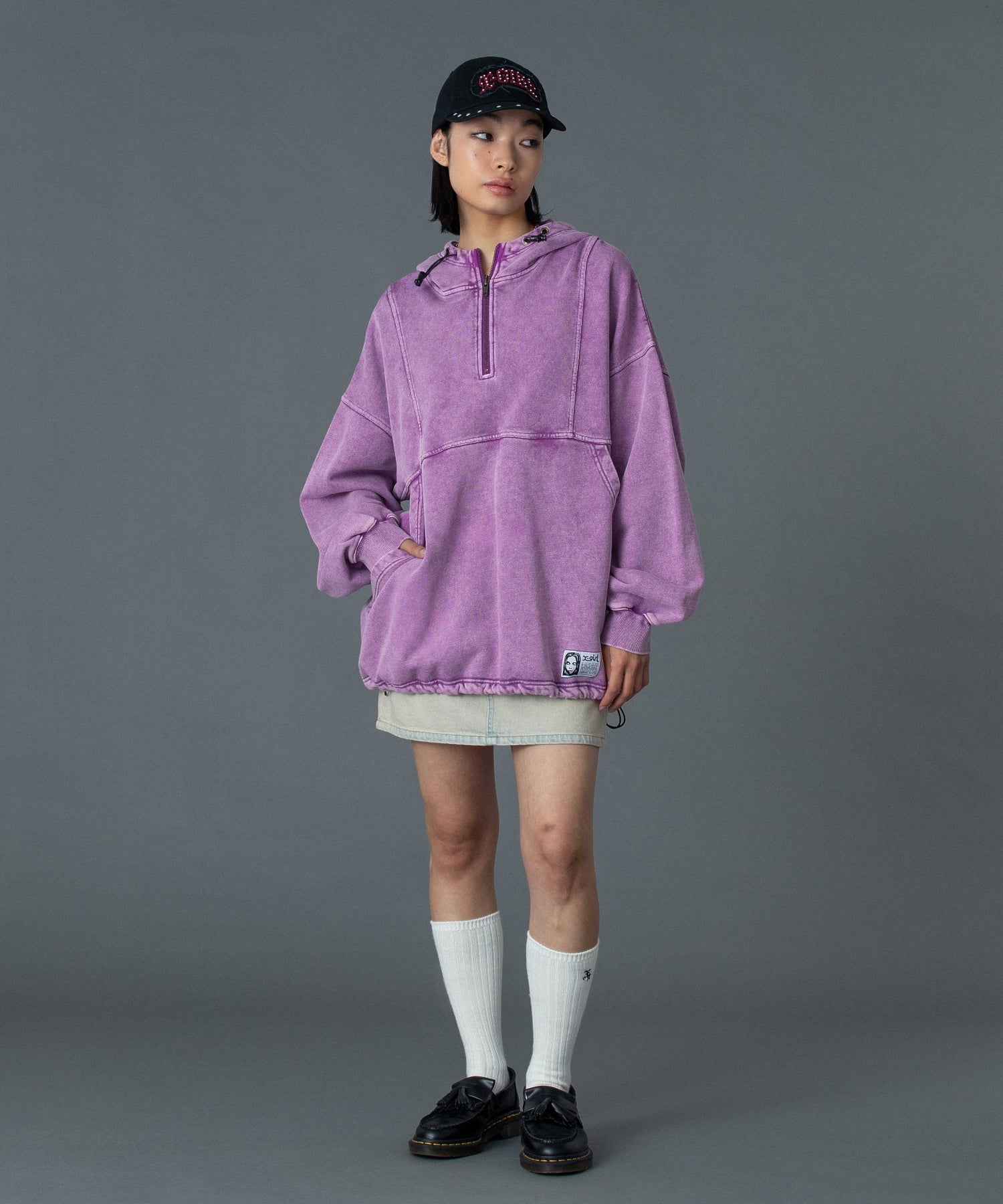 STUDDED LOGO PATCH 6PANEL CAP