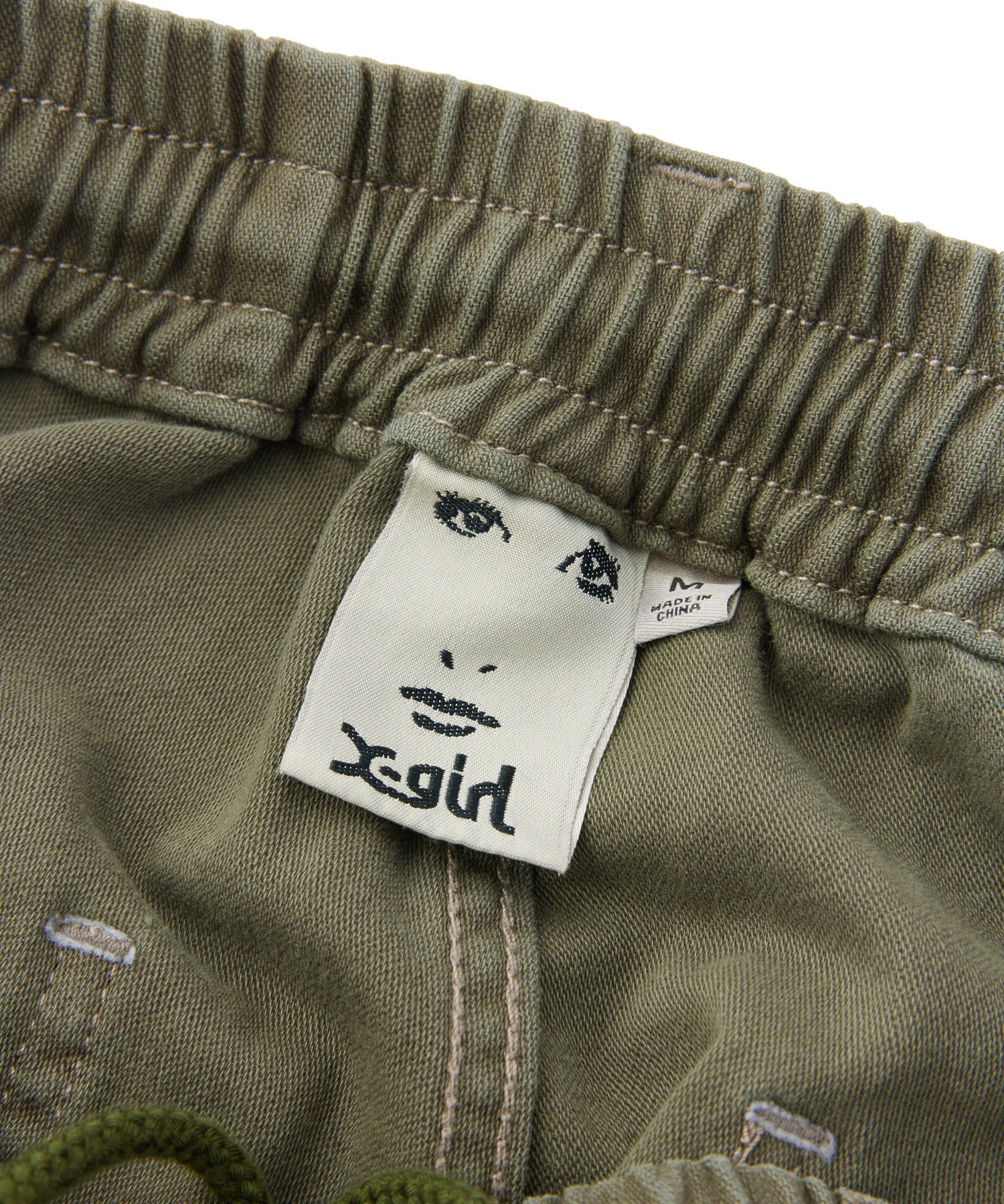 EMBLEM POCKET 2WAY WIDE LEG CARGO PANTS