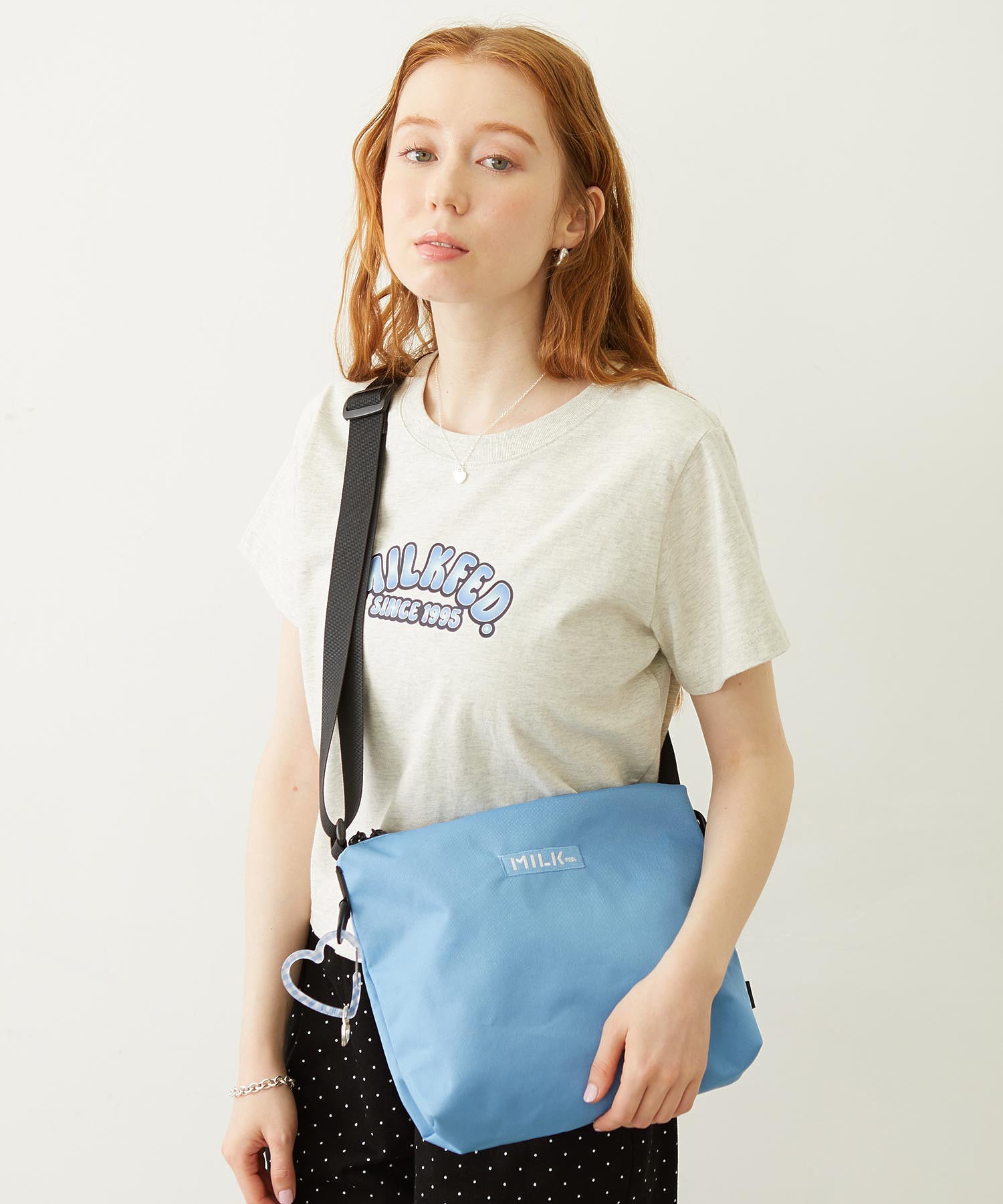 NEO HEART CARABINER GINGHAM MILKFED.