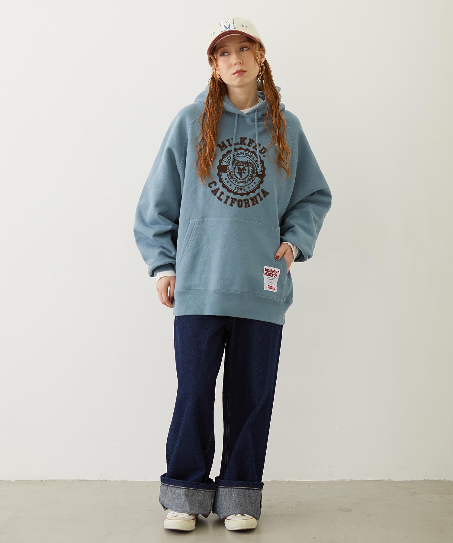 CHENILLE LOGO EMBROIDERY MELTON CAP