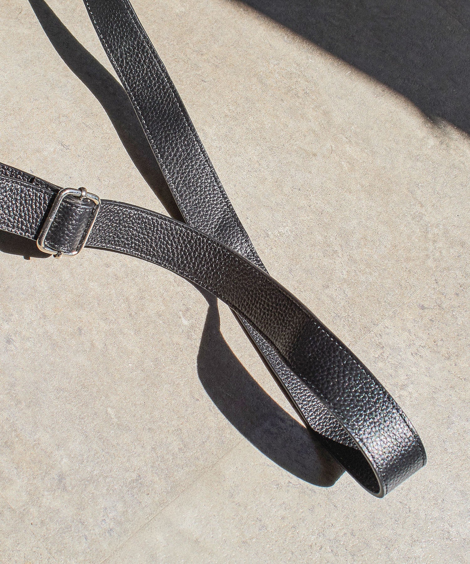 BEAURE/LEATHER BIG SHOULDER BAG
