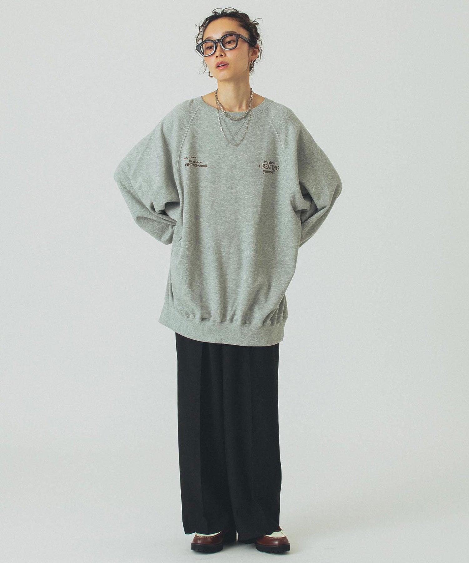 model:161cm 着用サイズ:ONE SIZE