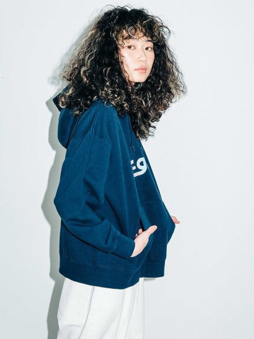 GRADATION MILLS LOGO BABY SWEAT HOODIE X-girl