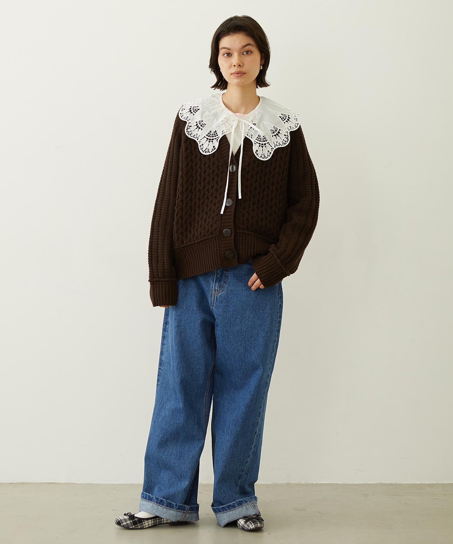 CABLE KNIT CARDIGAN