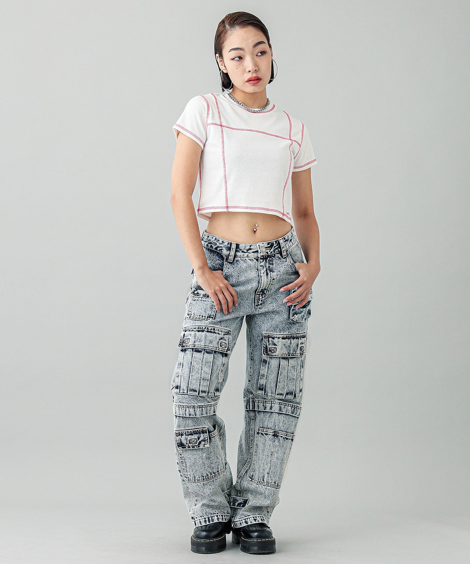 model　H:161cm 着用サイズ:M