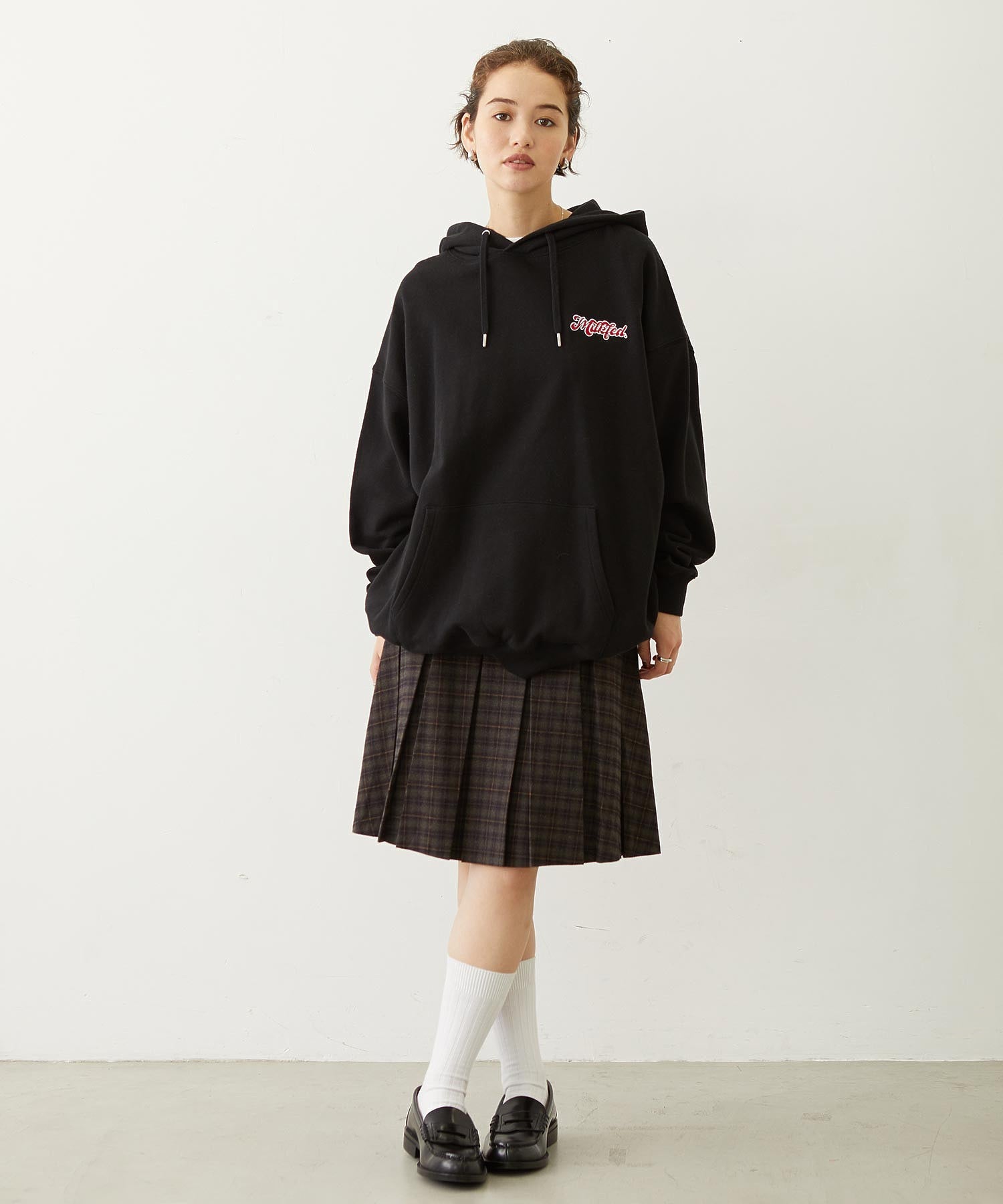 LEOPARD PRINT CHERRY PATCH SWEAT HOODIE