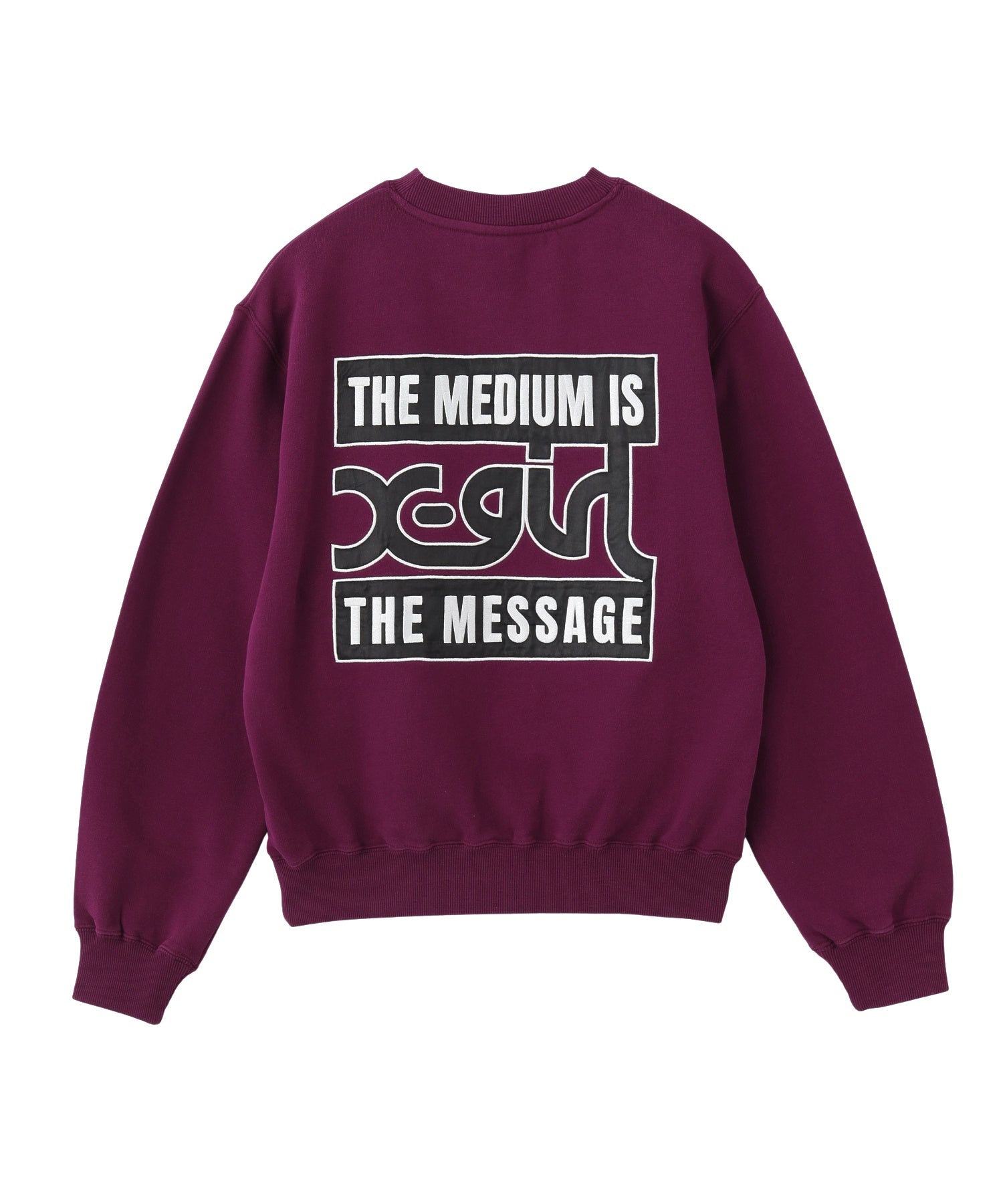 BOX AND MILLS LOGO PATCH SWEATSHIRT