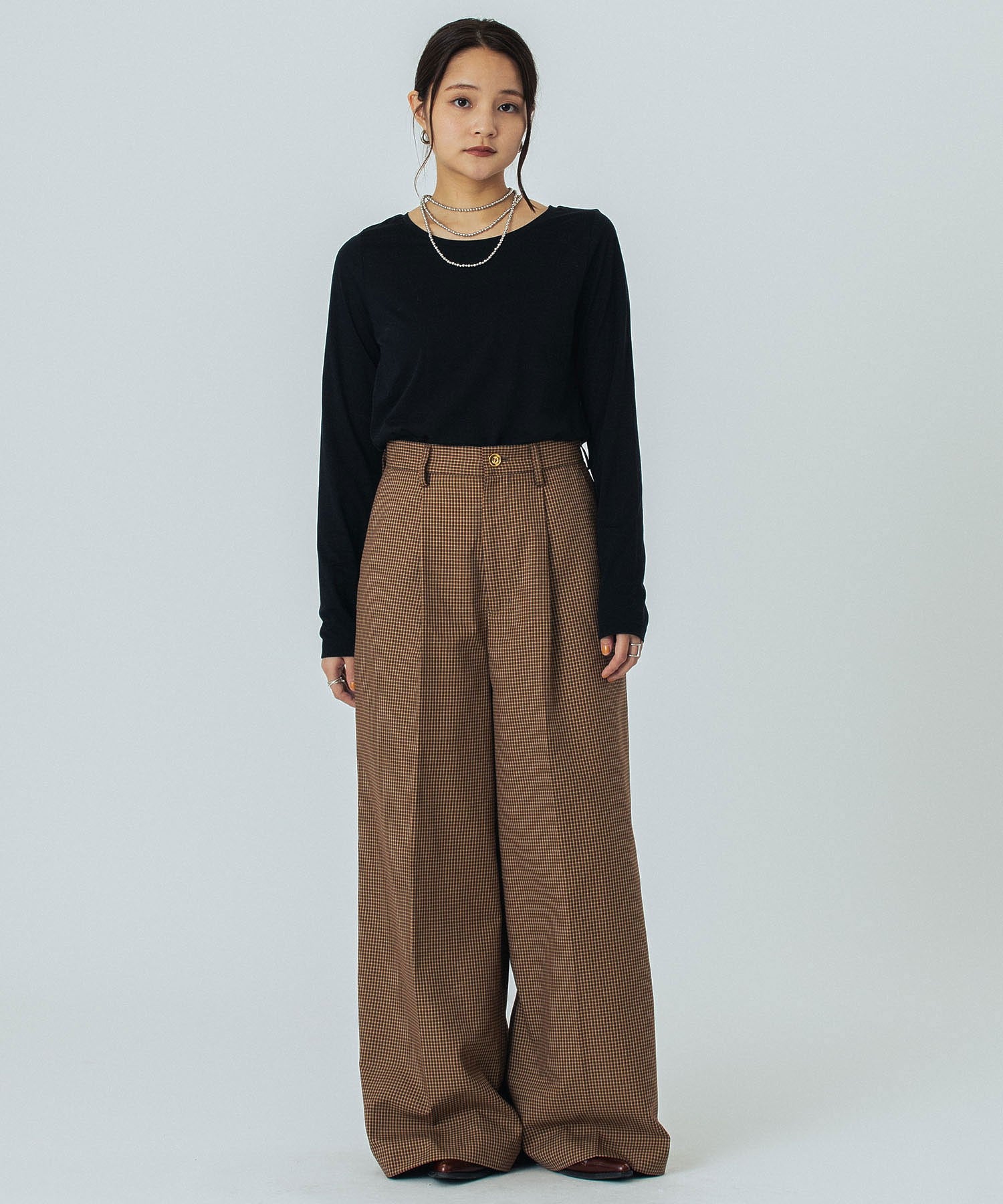 model:161cm 着用サイズ:M