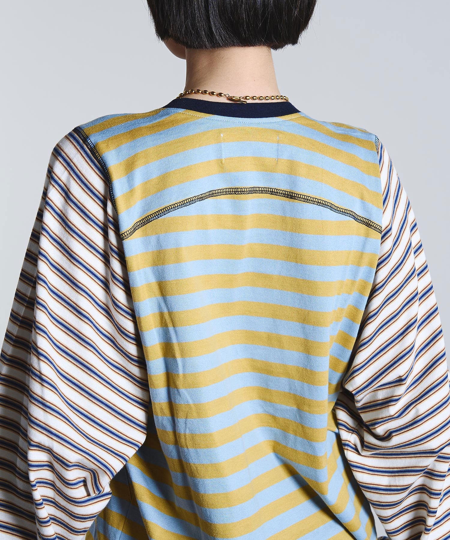 mici/VOLUME LONG SLEEVE TOP