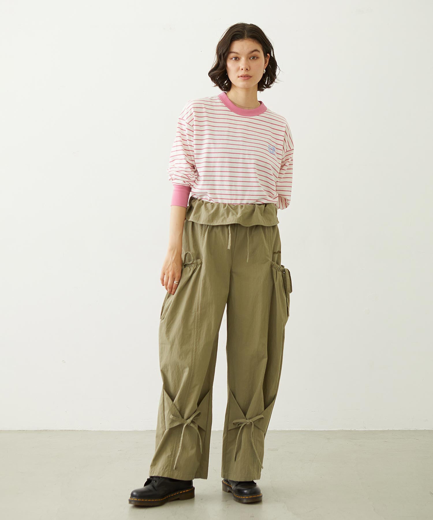 STRIPED L/S TOP