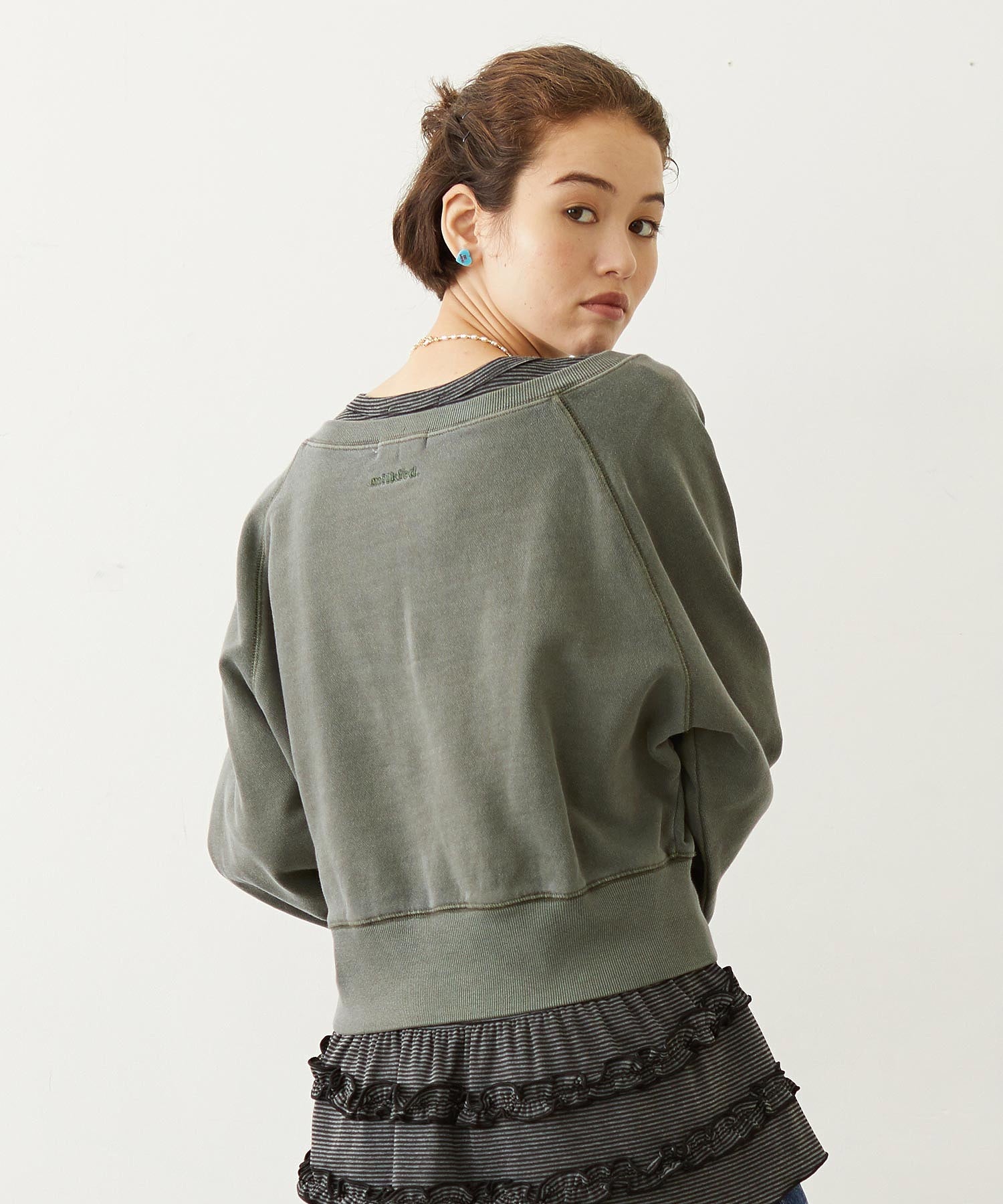 WASHED OFF SHOULDER TOP