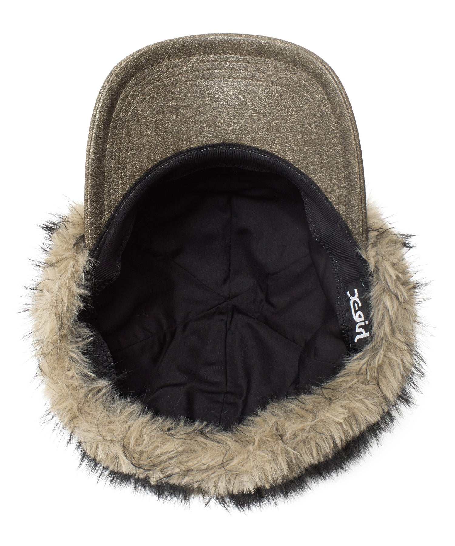 EMBOSSED LOGO PATCH EARFLAP CAP