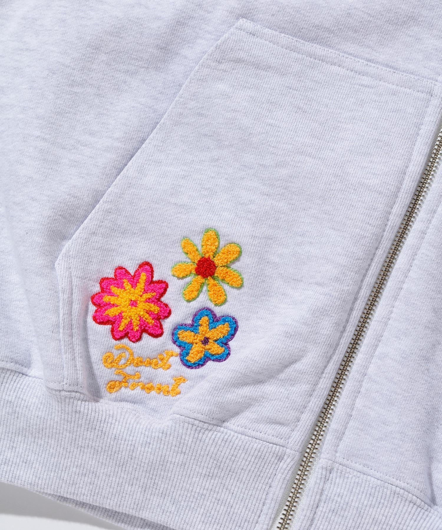 DAISY ZIP HOODED SWEAT