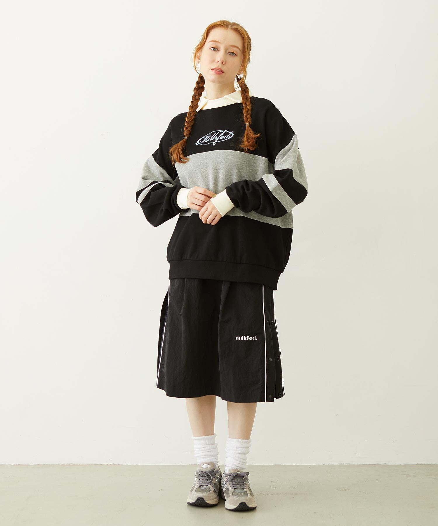 PANELED COLOR BLOCK TOP