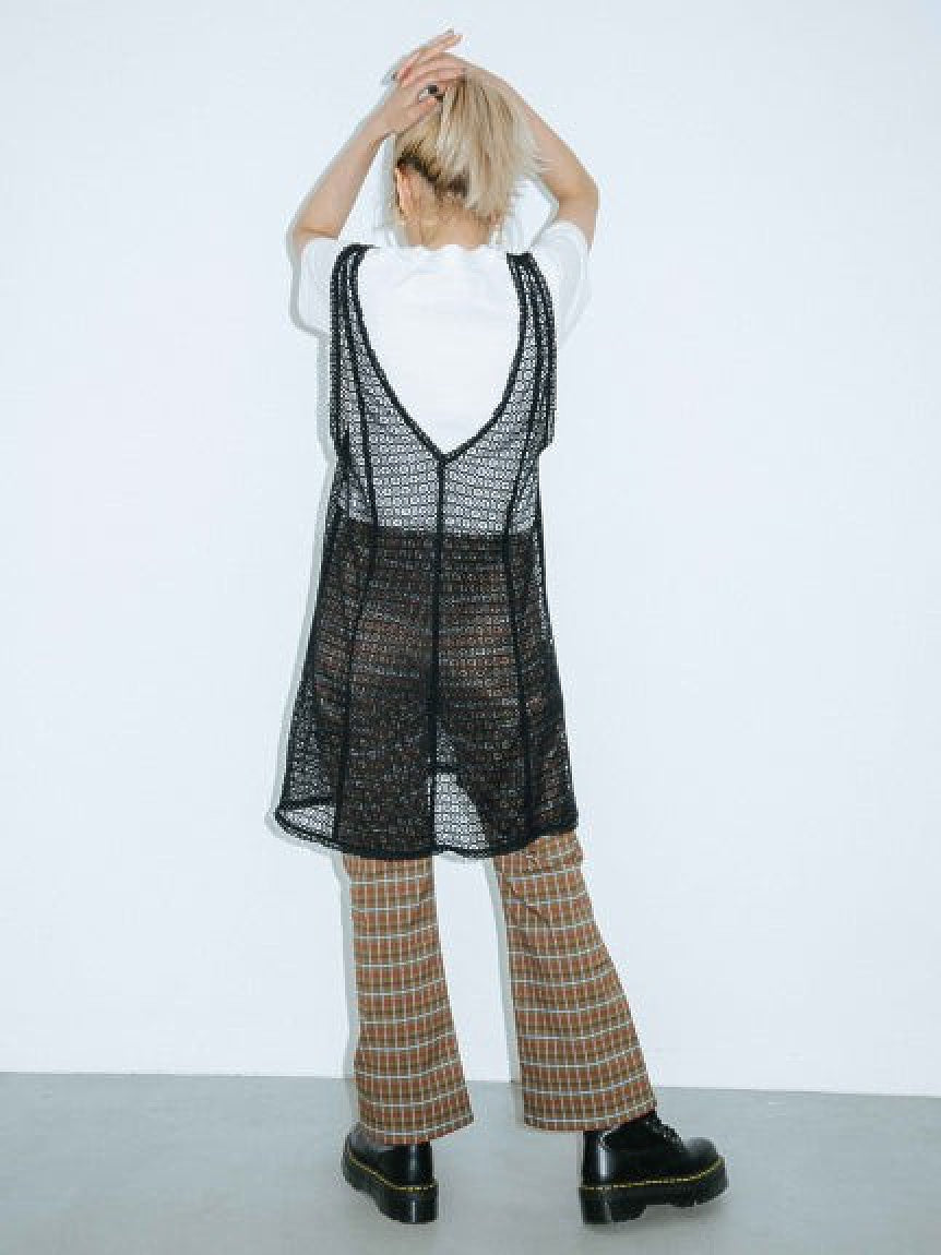 CLASSIC COLOR PLAID FLARE PANTS X-girl