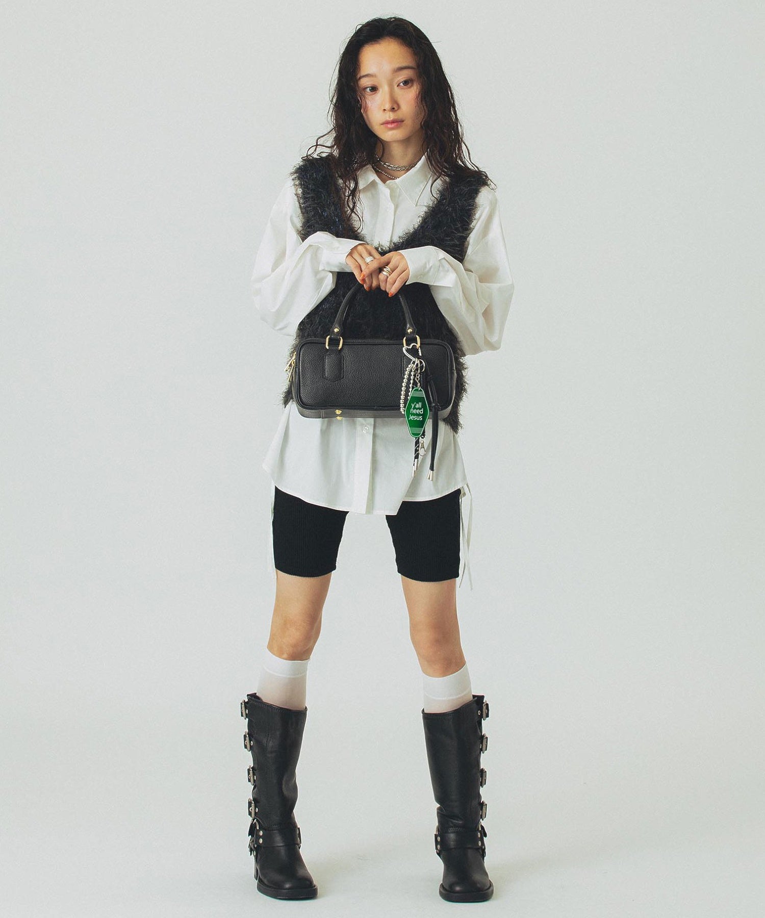 model:161cm 着用サイズ:ONE SIZE