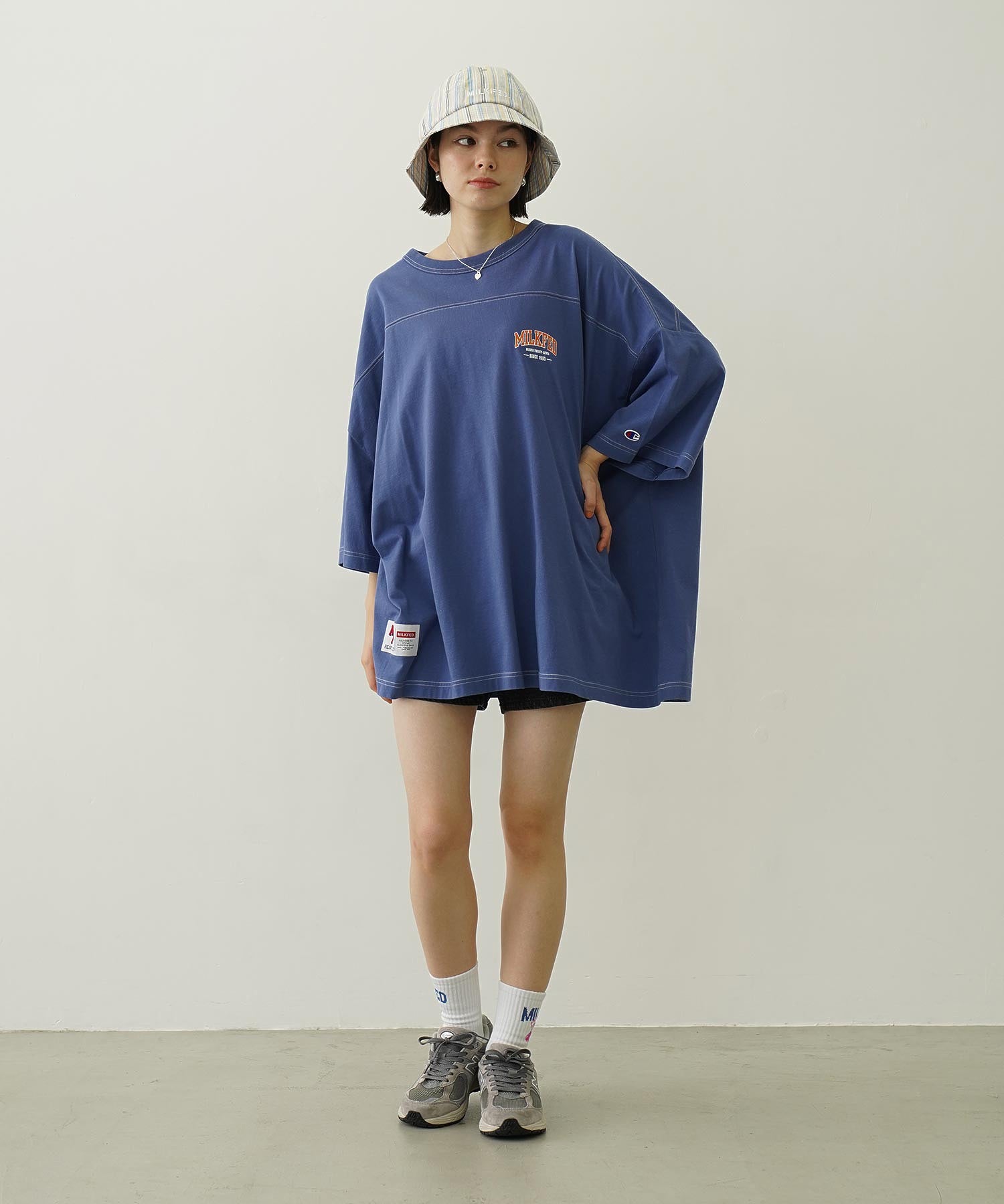 COOPER HEART DENIM SHORT PANTS