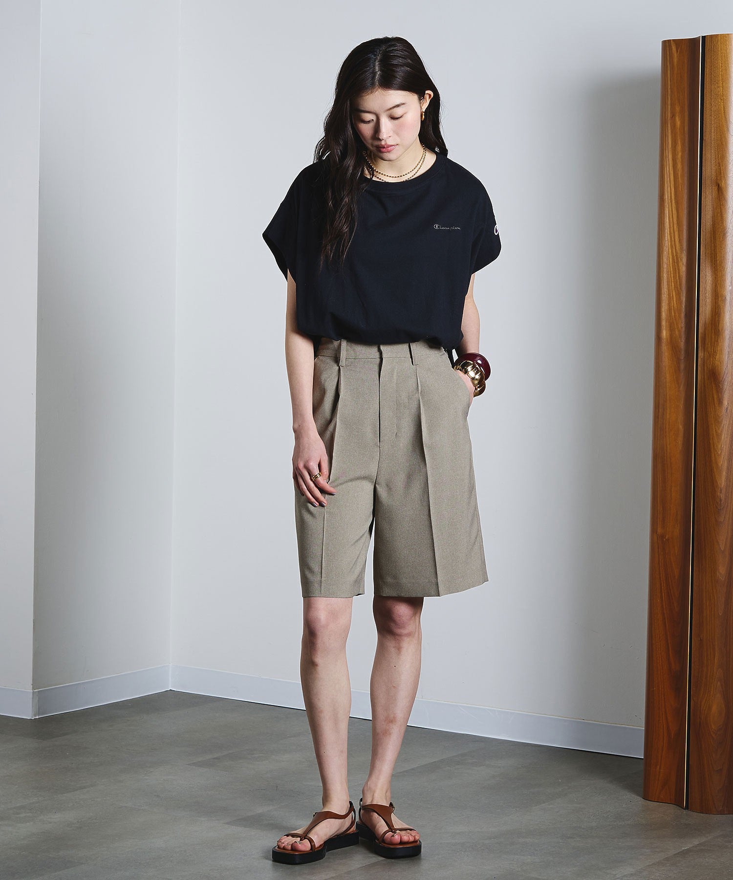 model:171cm 着用サイズ:M