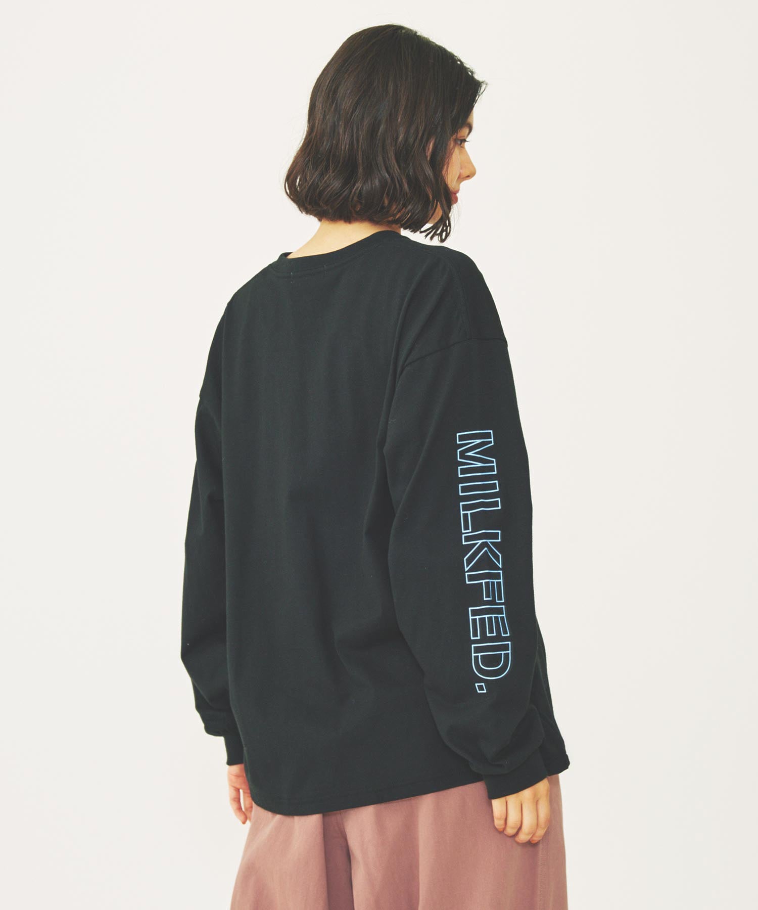 STENCIL LOGO BASIC L/S TEE