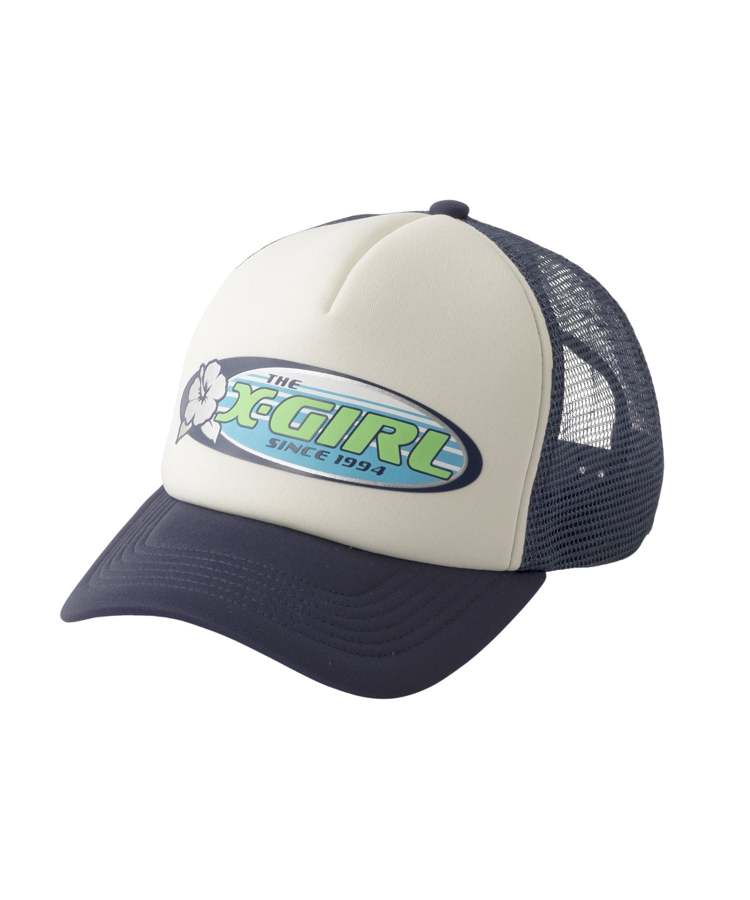HIBISCUS OVAL LOGO TRUCKER CAP