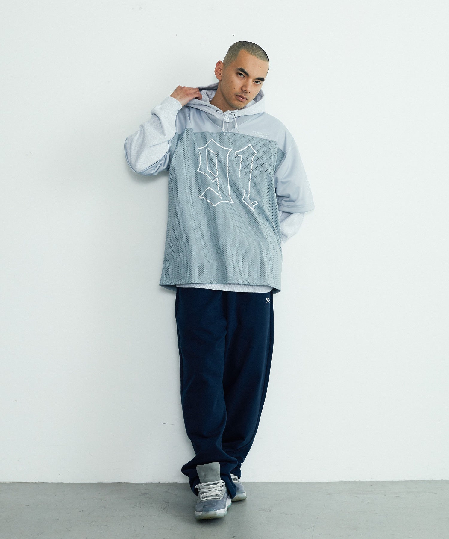 【一部WEB限定】CURSIVE WIDE SWEAT PANTS
