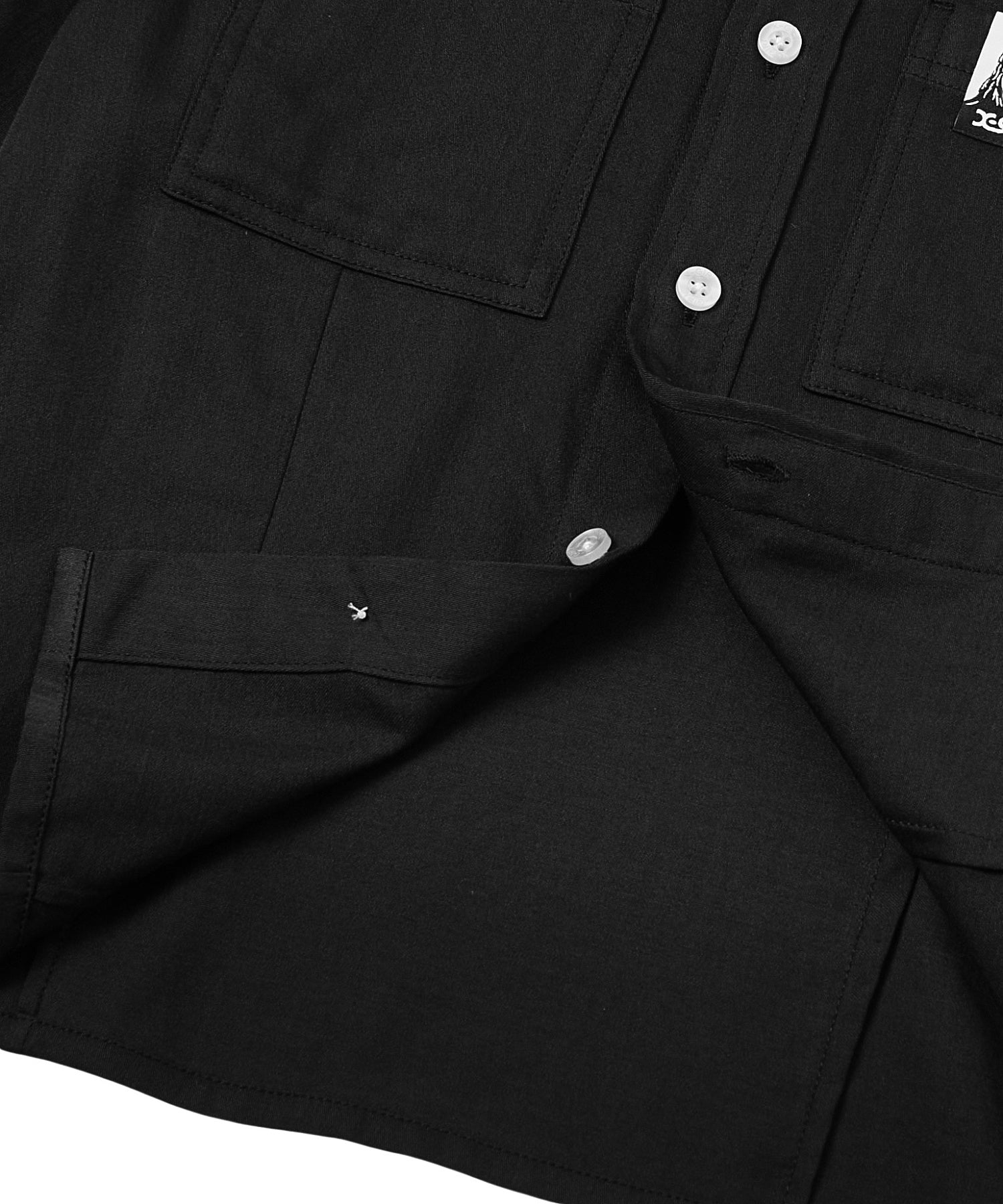 FACE LABEL L/S COMPACT SHIRT