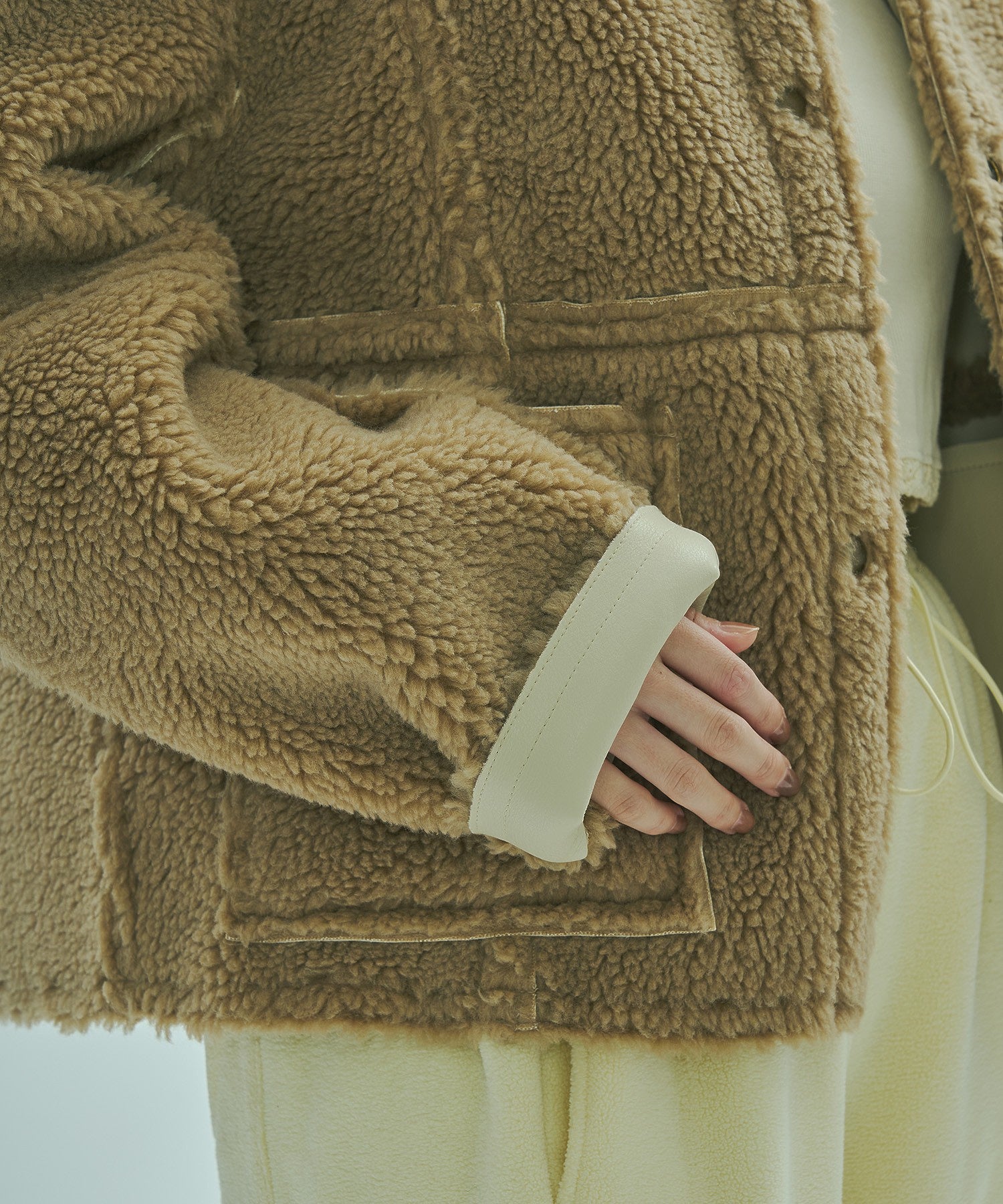 FAUX MOUTON ２WAY JACKET