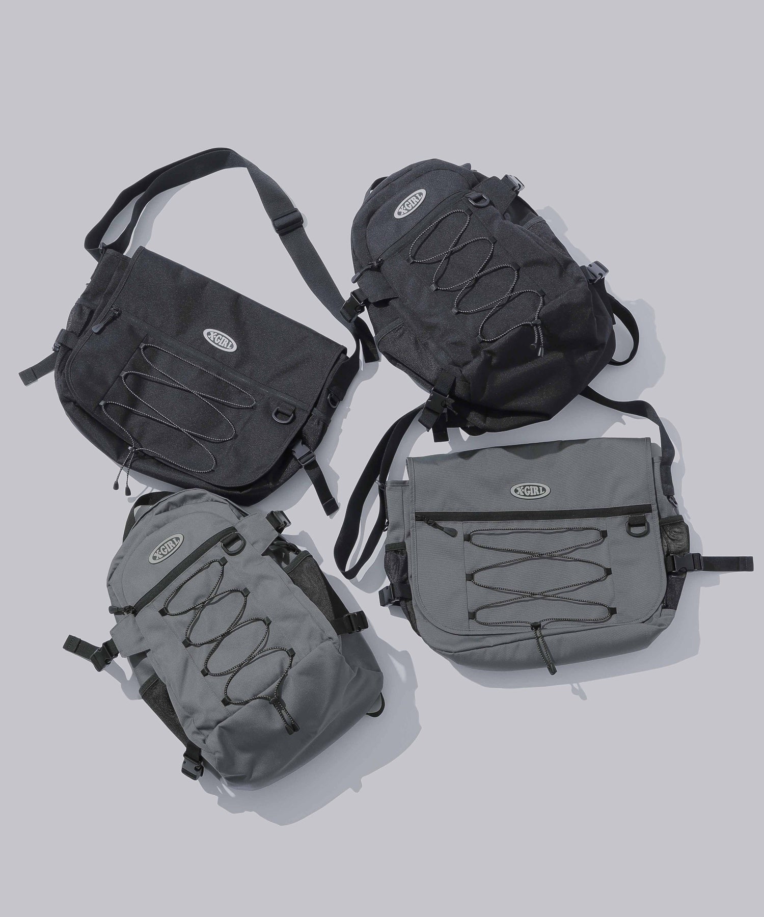 OVAL LOGO BUNGEE CORD BACKPACK