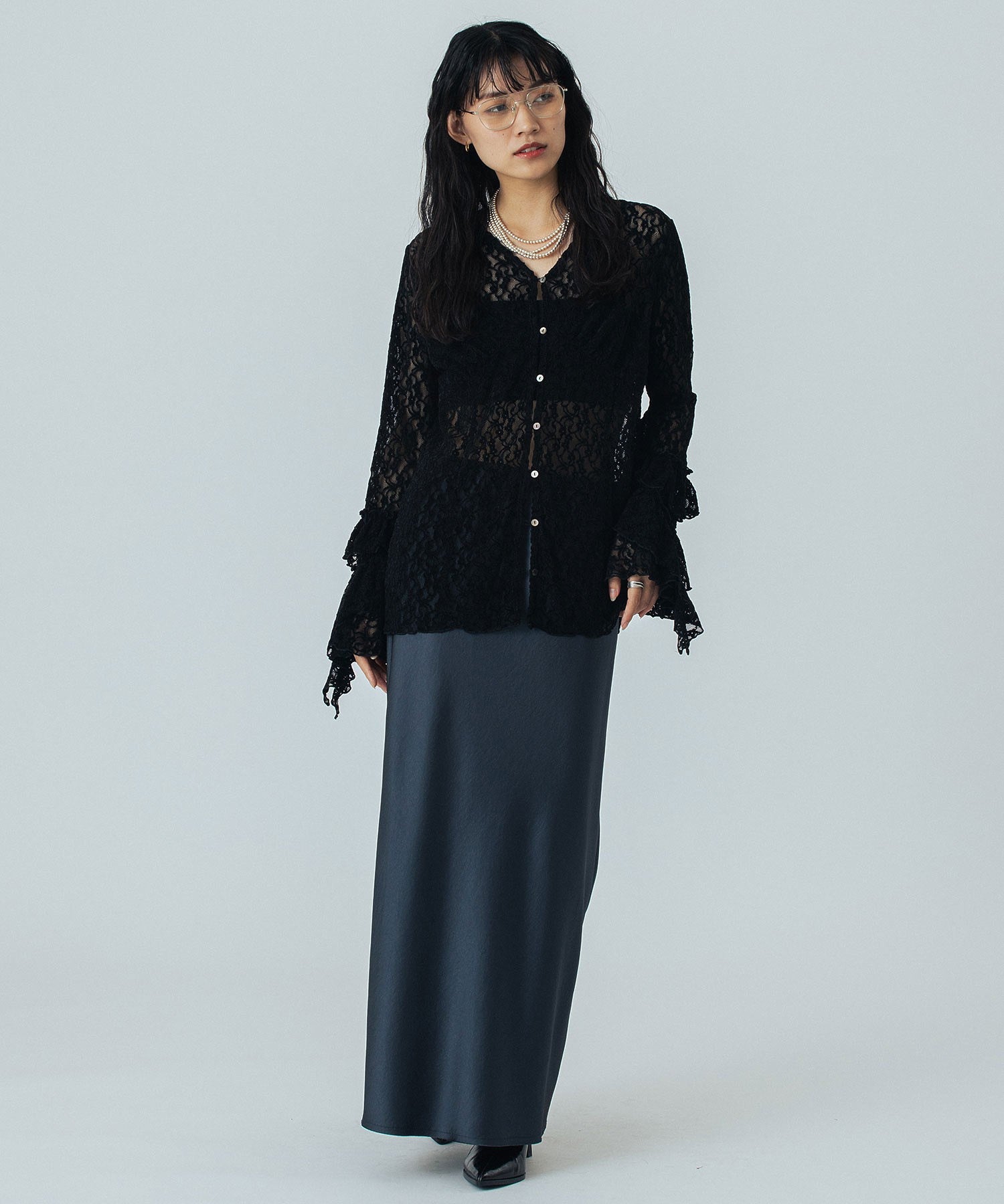 model:167cm 着用サイズ:M