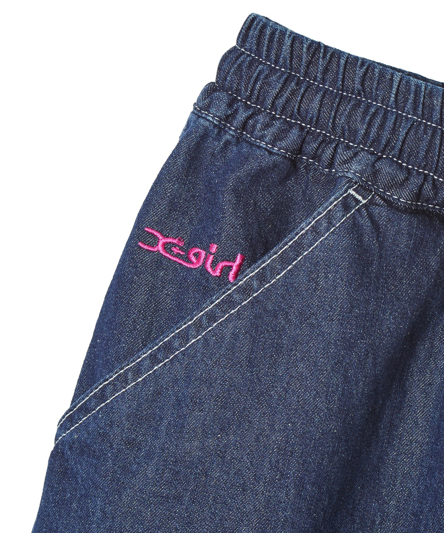 FACE LABEL POCKET EASY PANTS