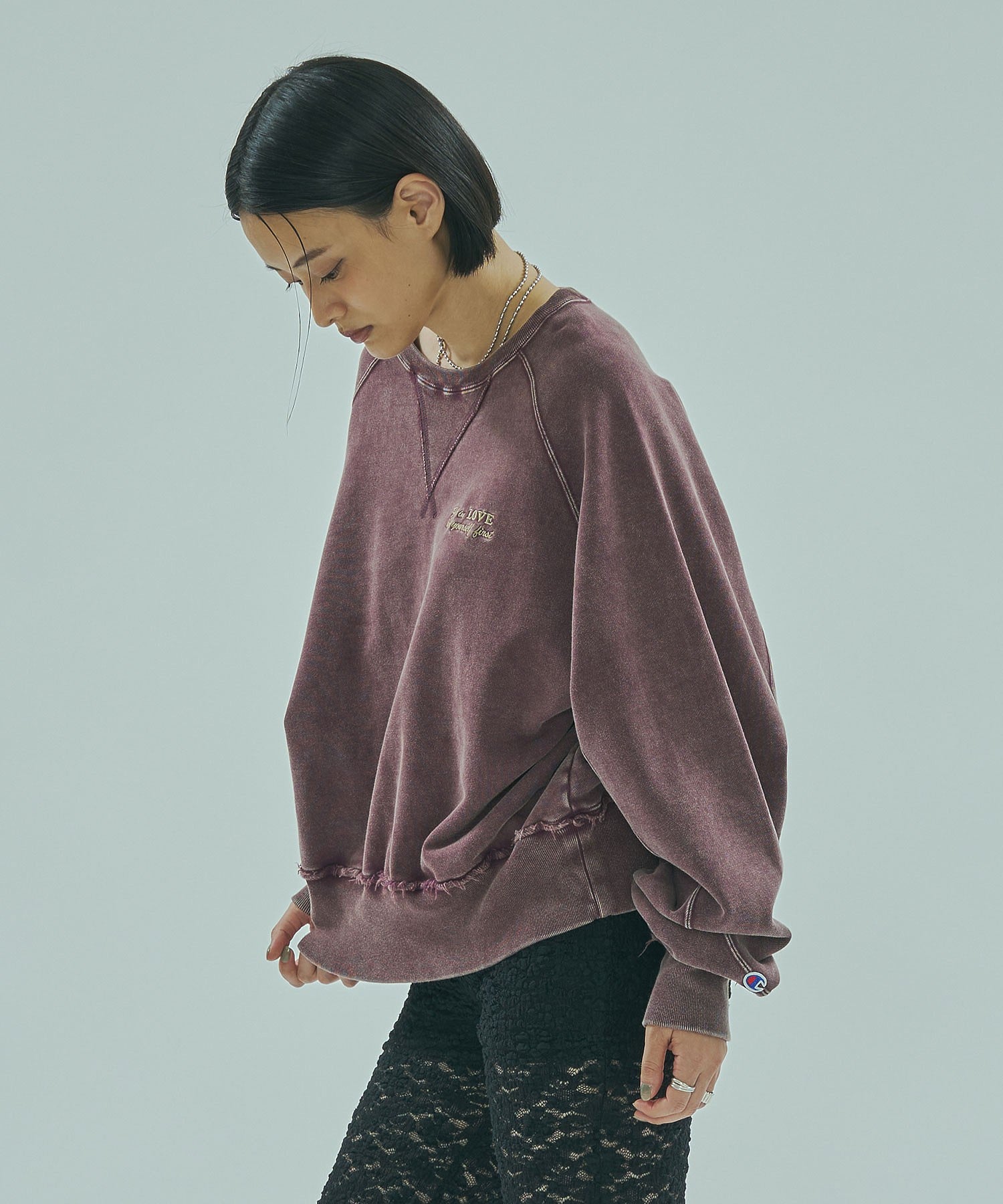 Champion別注】ROSE BUD×Champion HEAVY WASH SWEAT – calif（カリフ