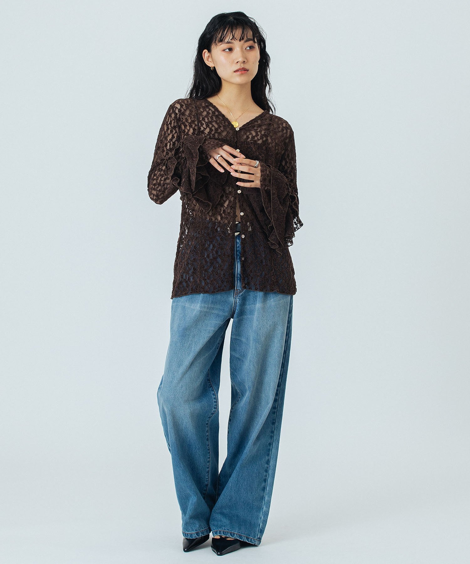 model:167cm 着用サイズ:M