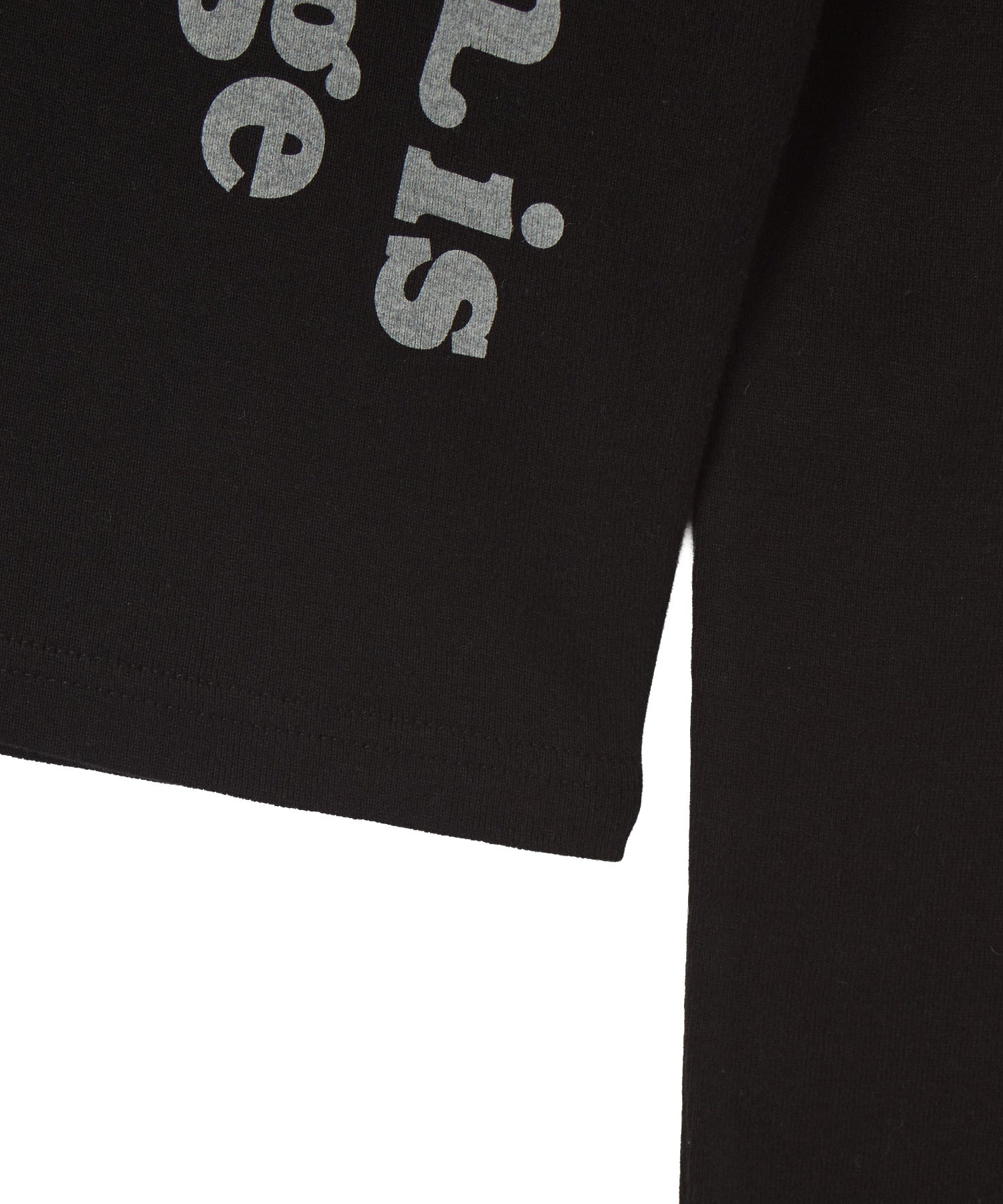 BACK SLIT COMPACT L/S TOP