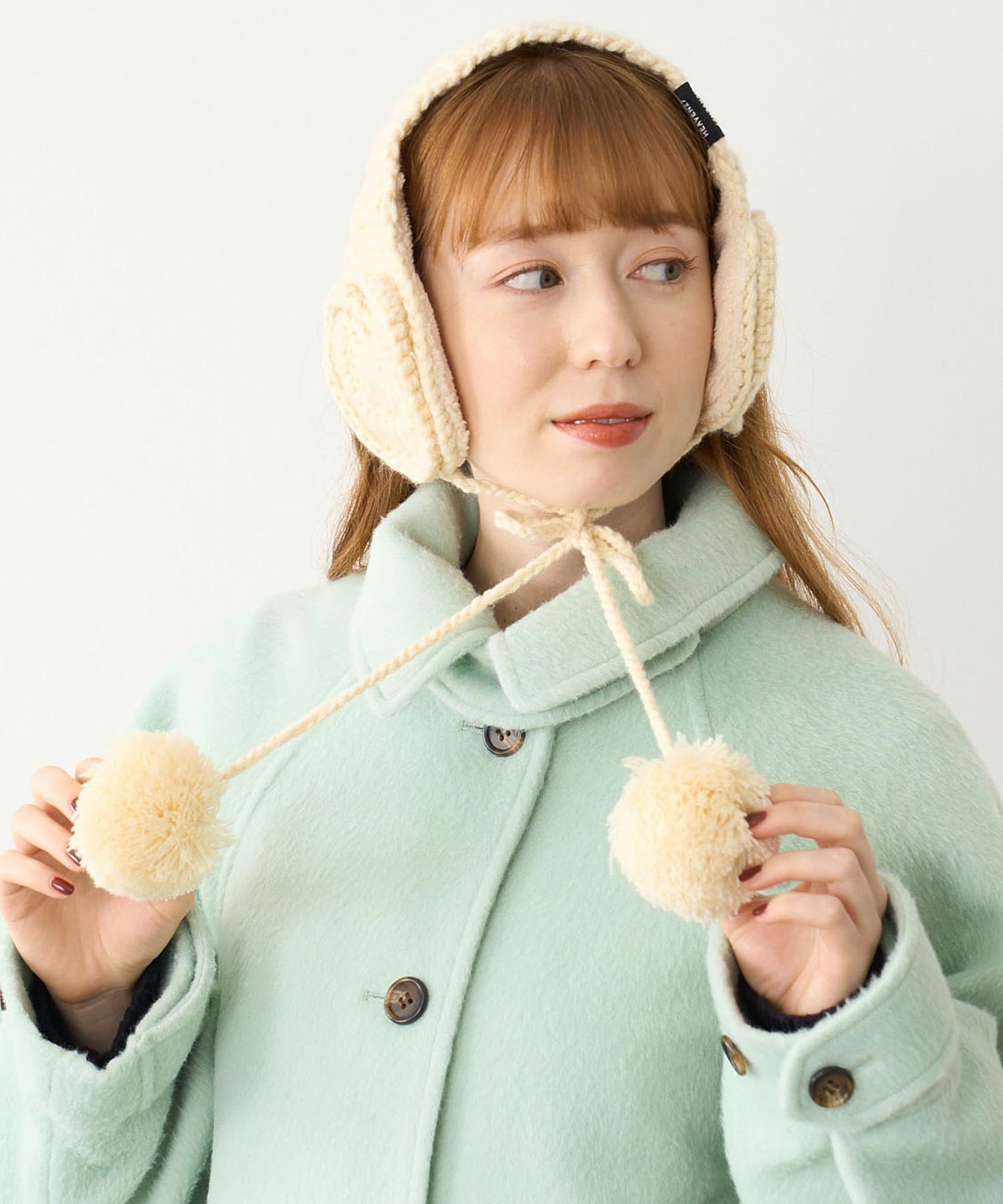 HEART KNIT EARMUFFS