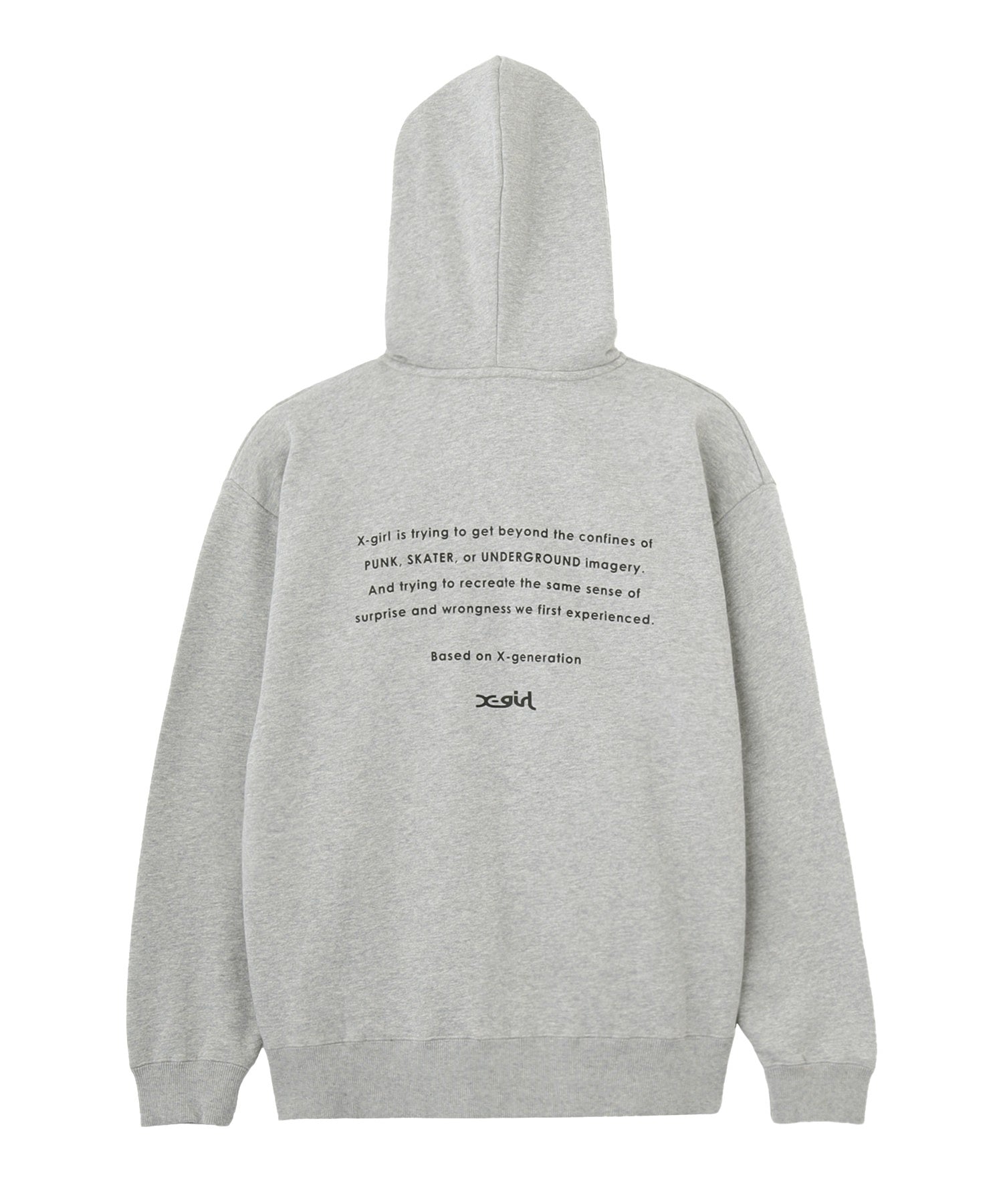 FACE AND WORDS ZIP UP SWEAT HOODIE