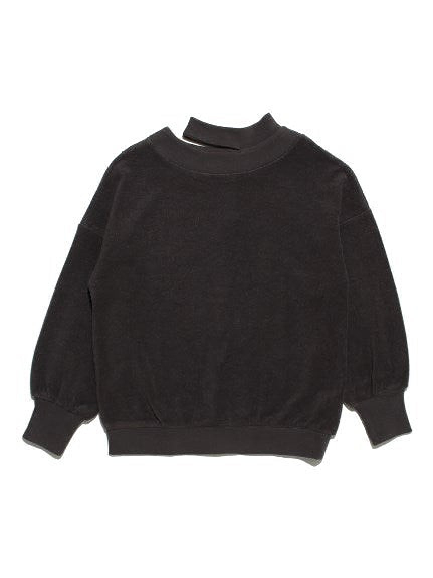 DISTRESSED COLLAR TOP X-girl