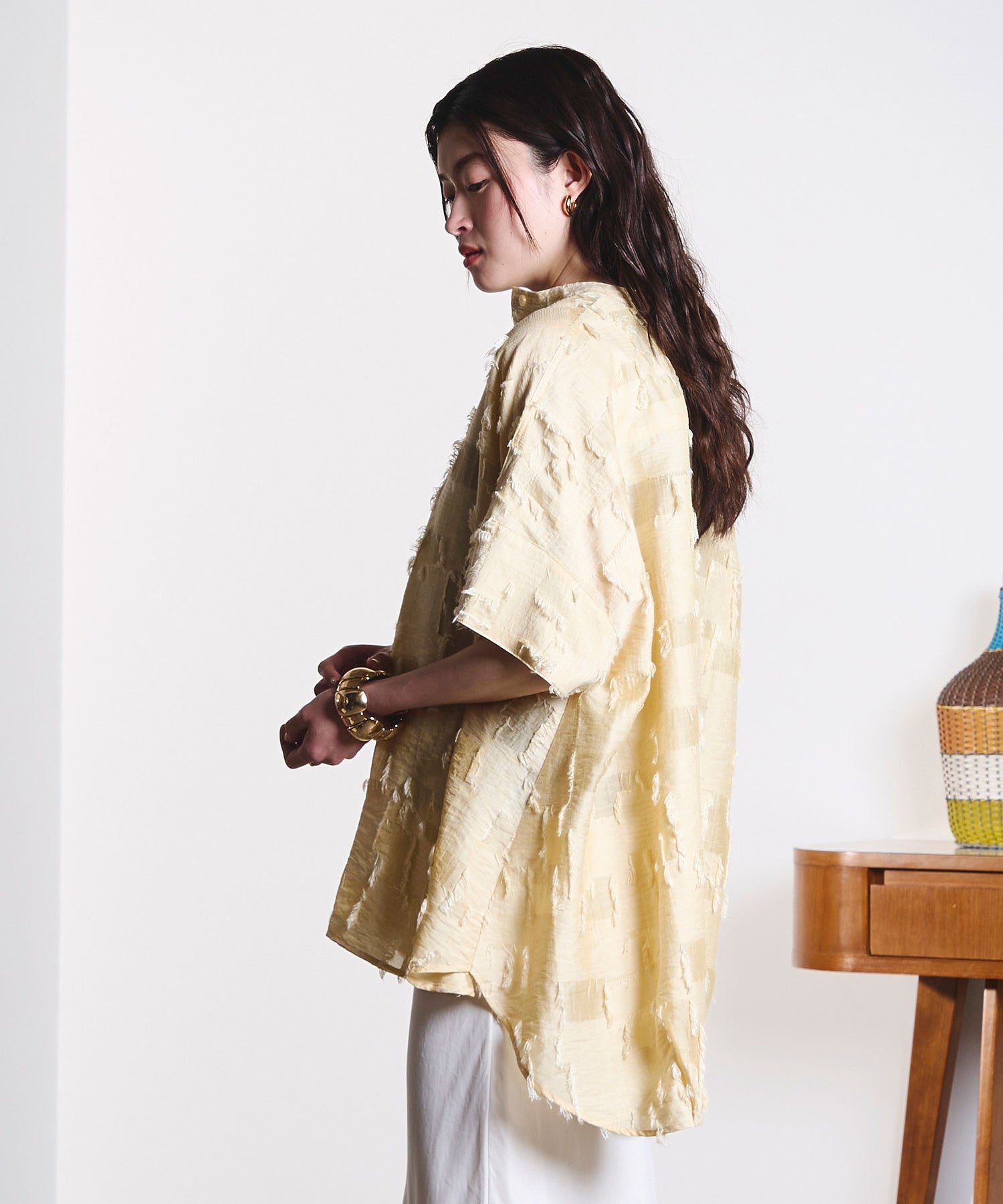 GENE HEAVENS/SHEER DOBBY S/S SHIRT