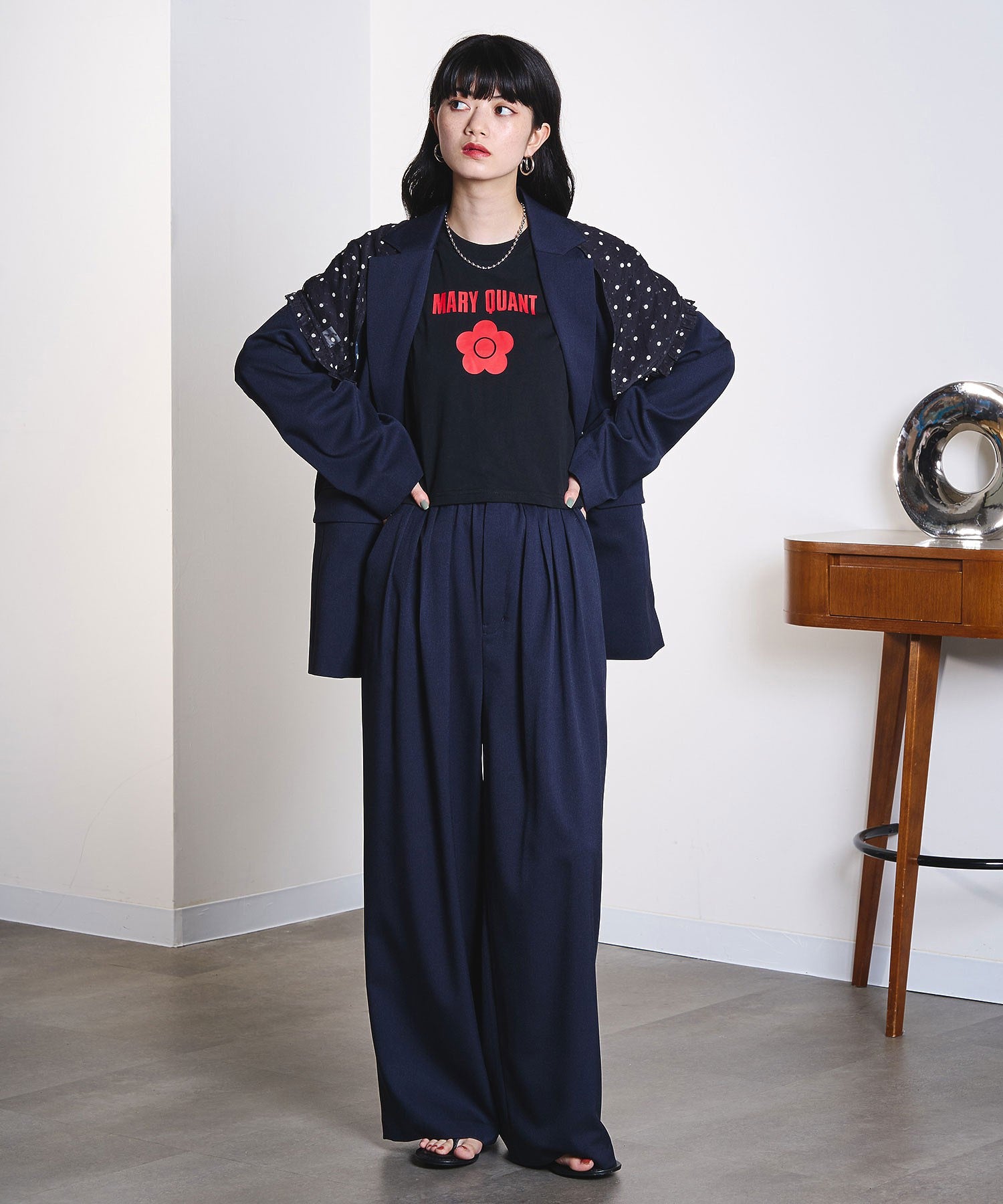 model:163cm 着用サイズ:S