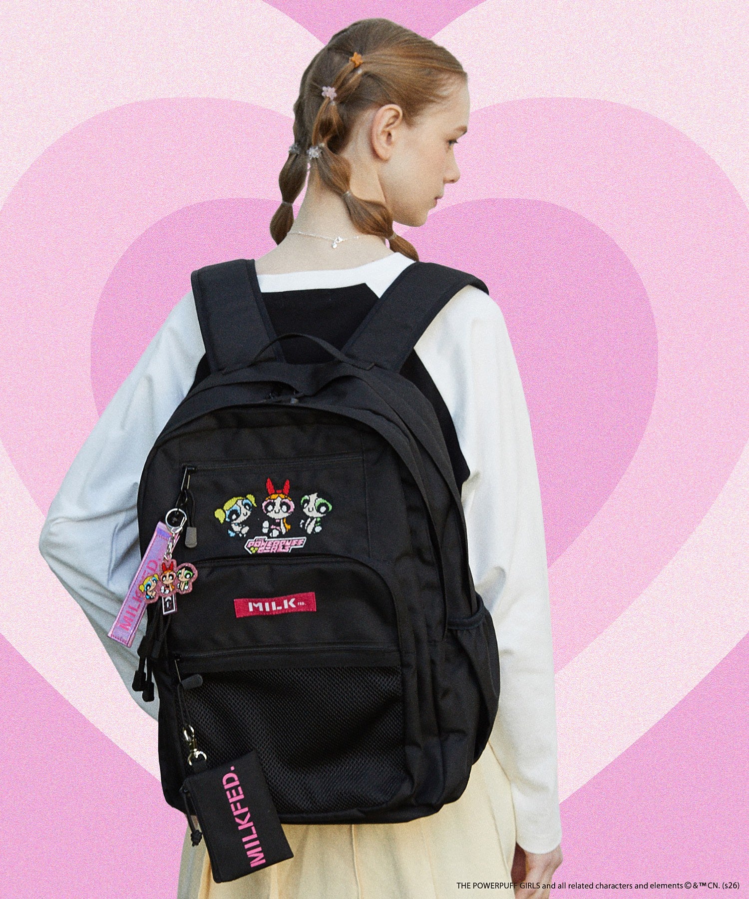 THE POWERPUFF GIRLS × MILKFED. BACKPACK