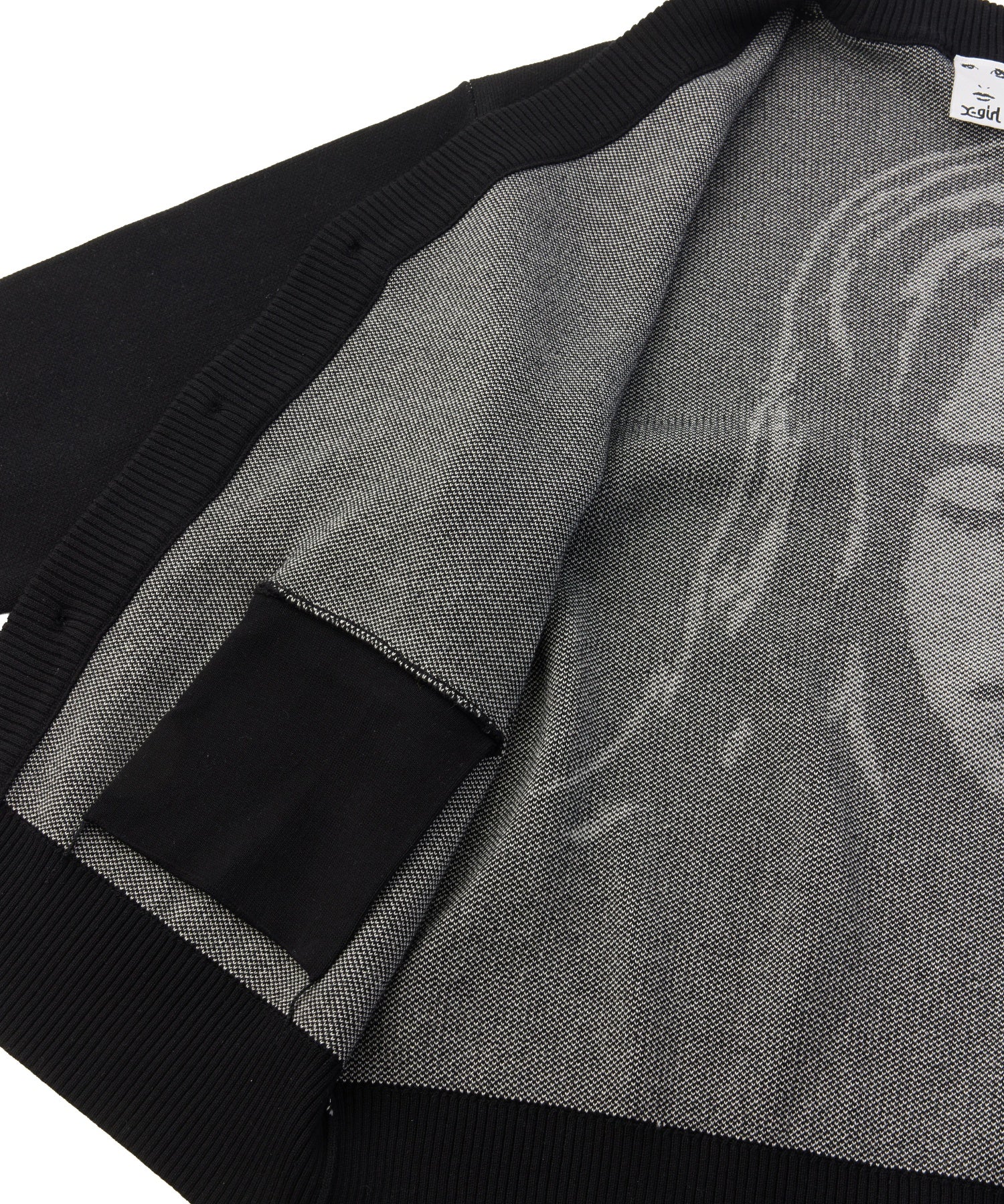 FACE BACK JACQUARD KNIT CARDIGAN