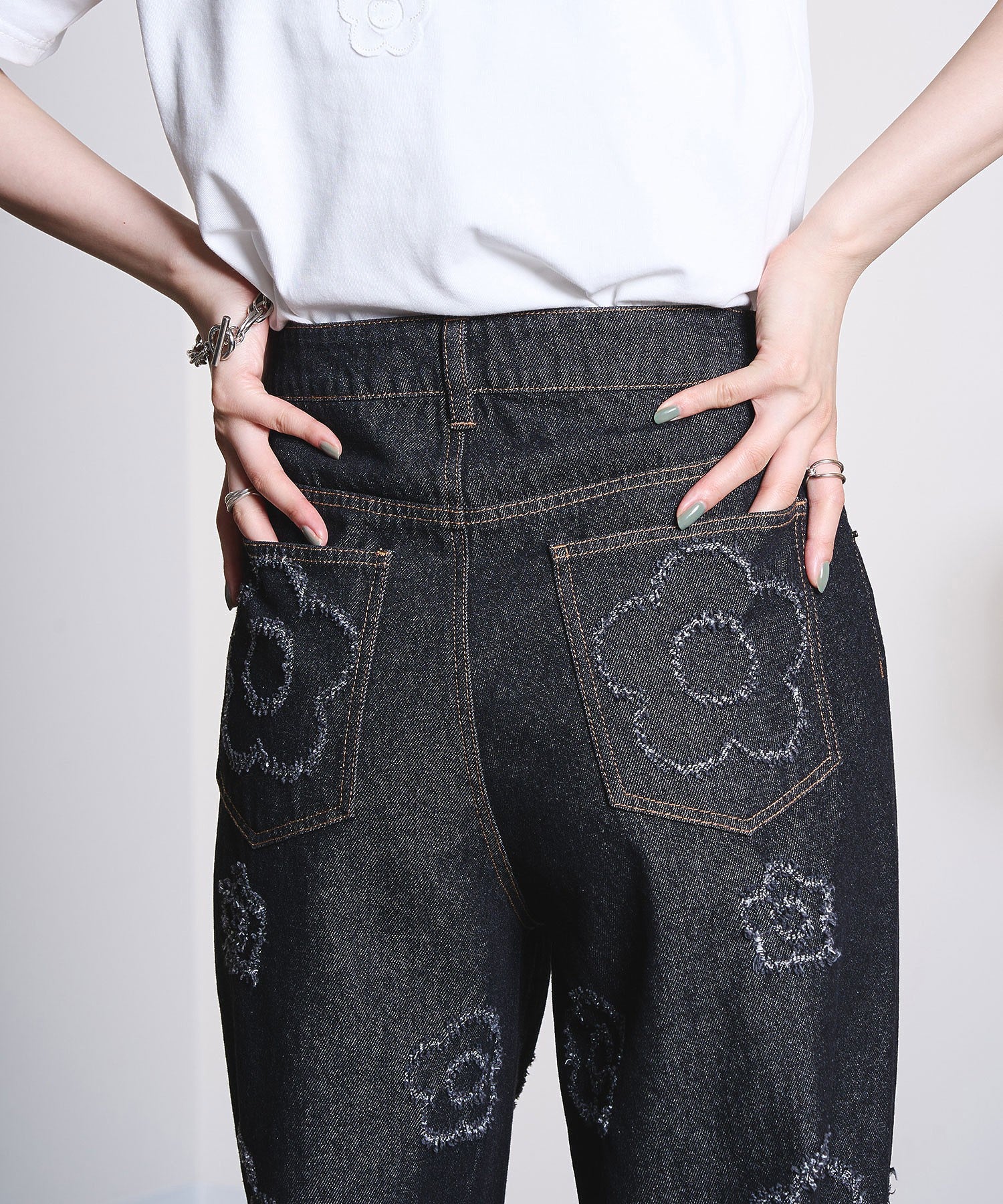 MARY QUANT/DAISY DENIM PANTS