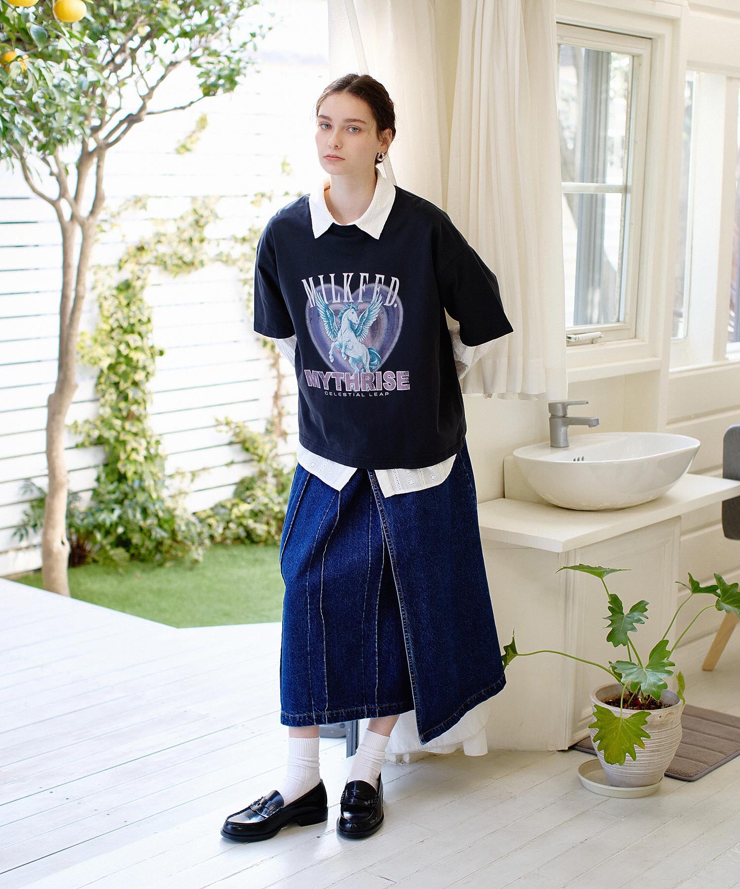 PEGASUS HEART WIDE S/S TEE