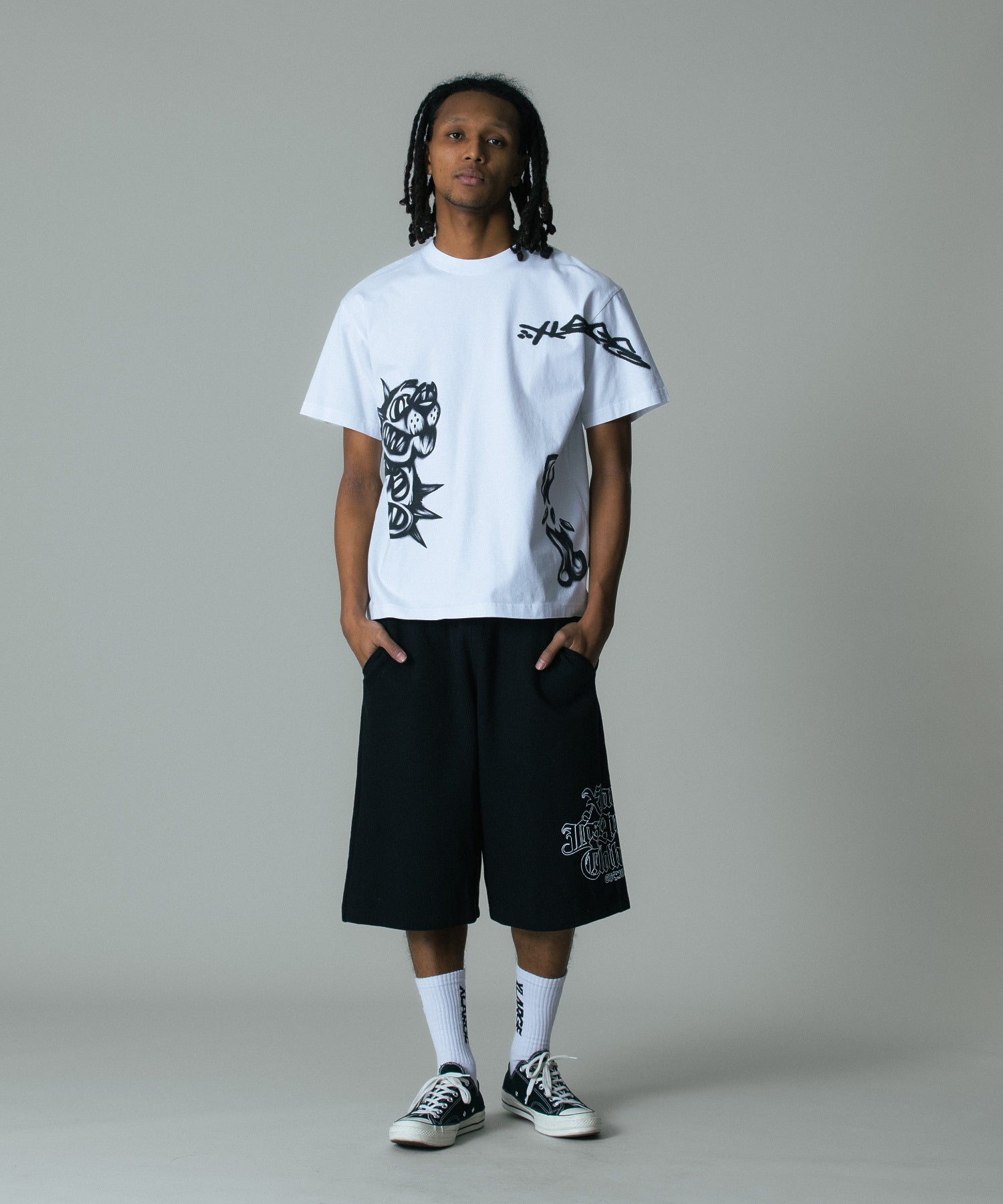 OLD ENGLISH WAFFLE SHORT PANTS