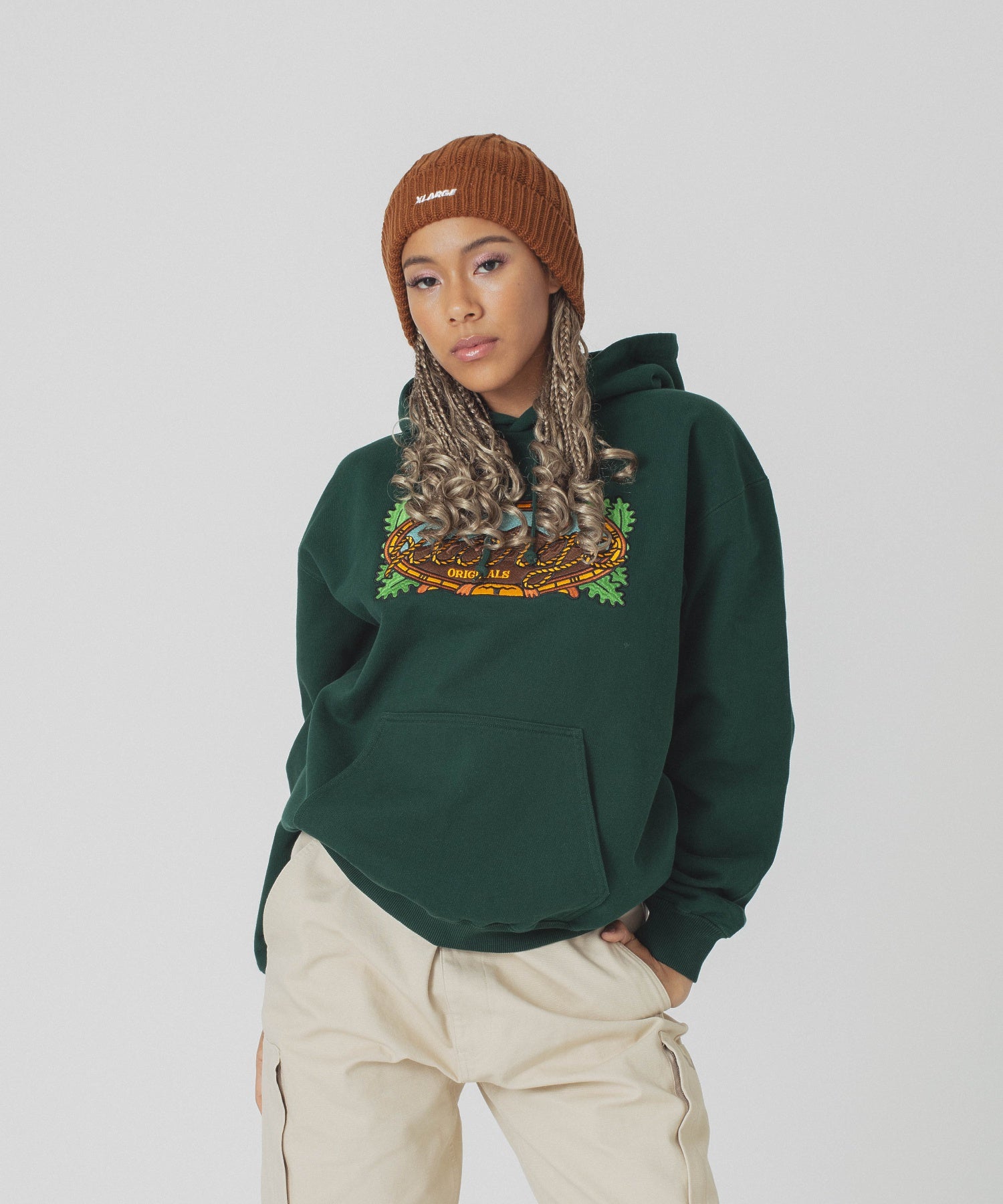 ROPE LOGO HOODED SWEATSHIRT