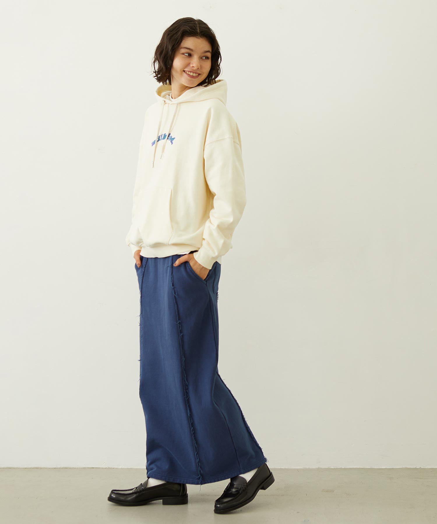 PLAID HEART SWEAT HOODIE