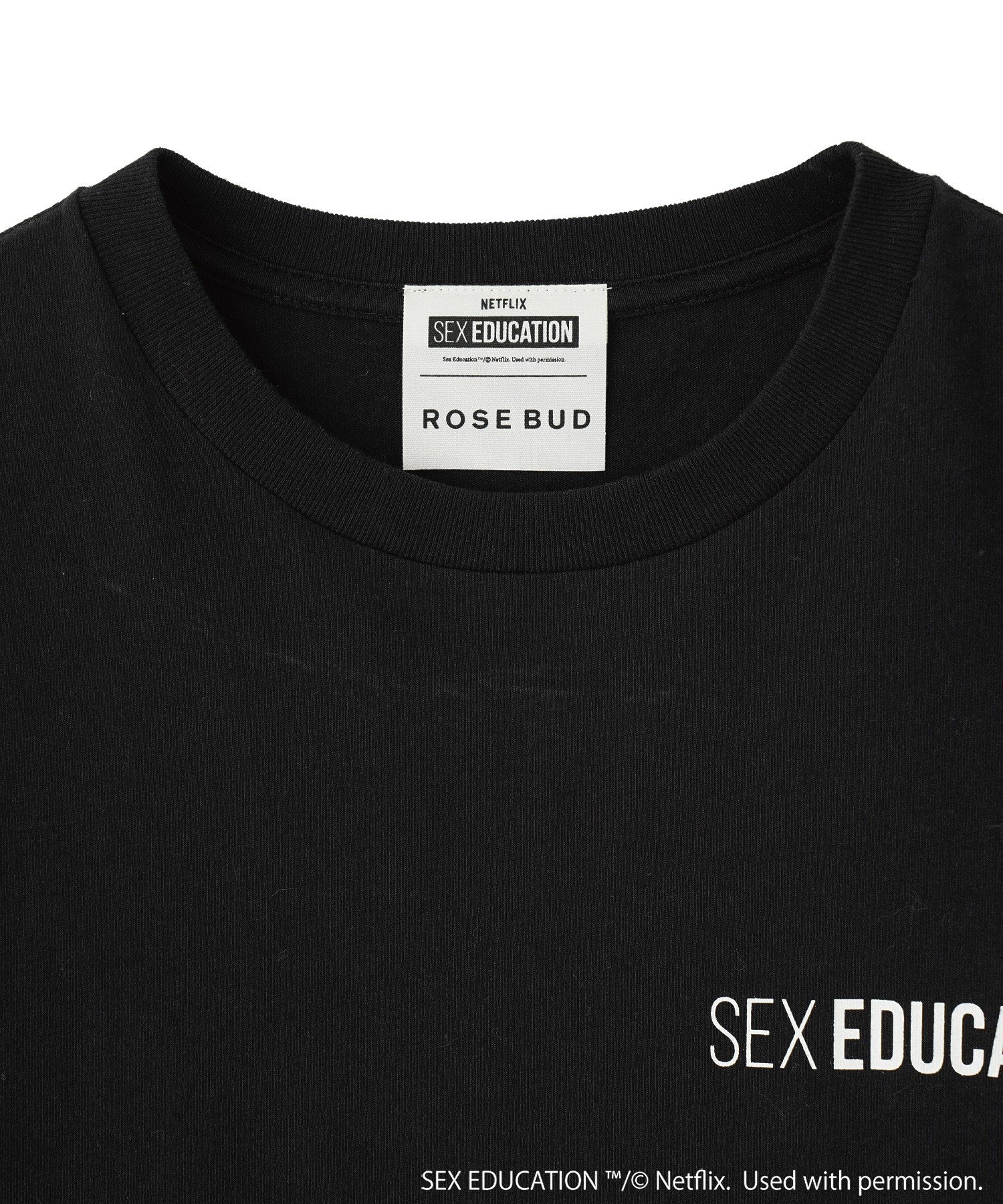 Netflix Series ‘SEX EDUCATION’ × ROSE BUD/PHOTO BACK PRINT TEE