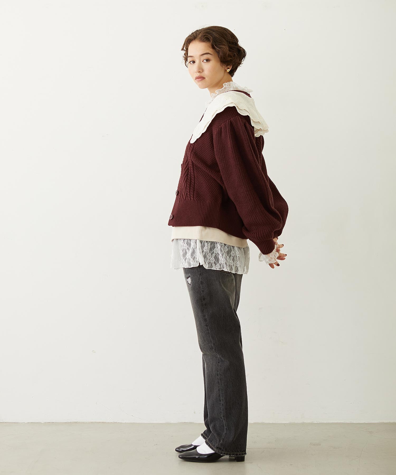 LAYERED LACE TOP