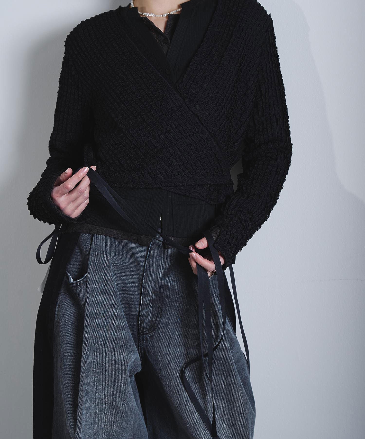 mici/RASCHEL JACQUARD CACHE COEUR