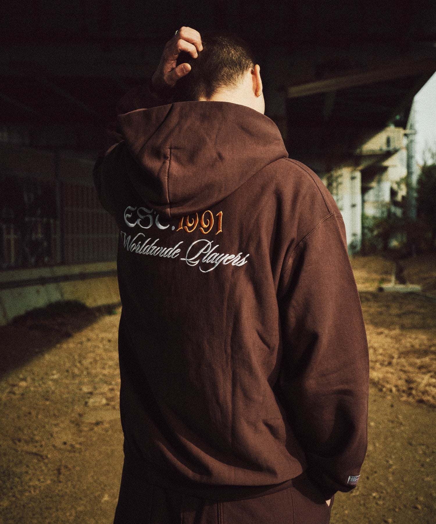 XLARGE×Champion ZIP UP HOODED SWEATSHIRT